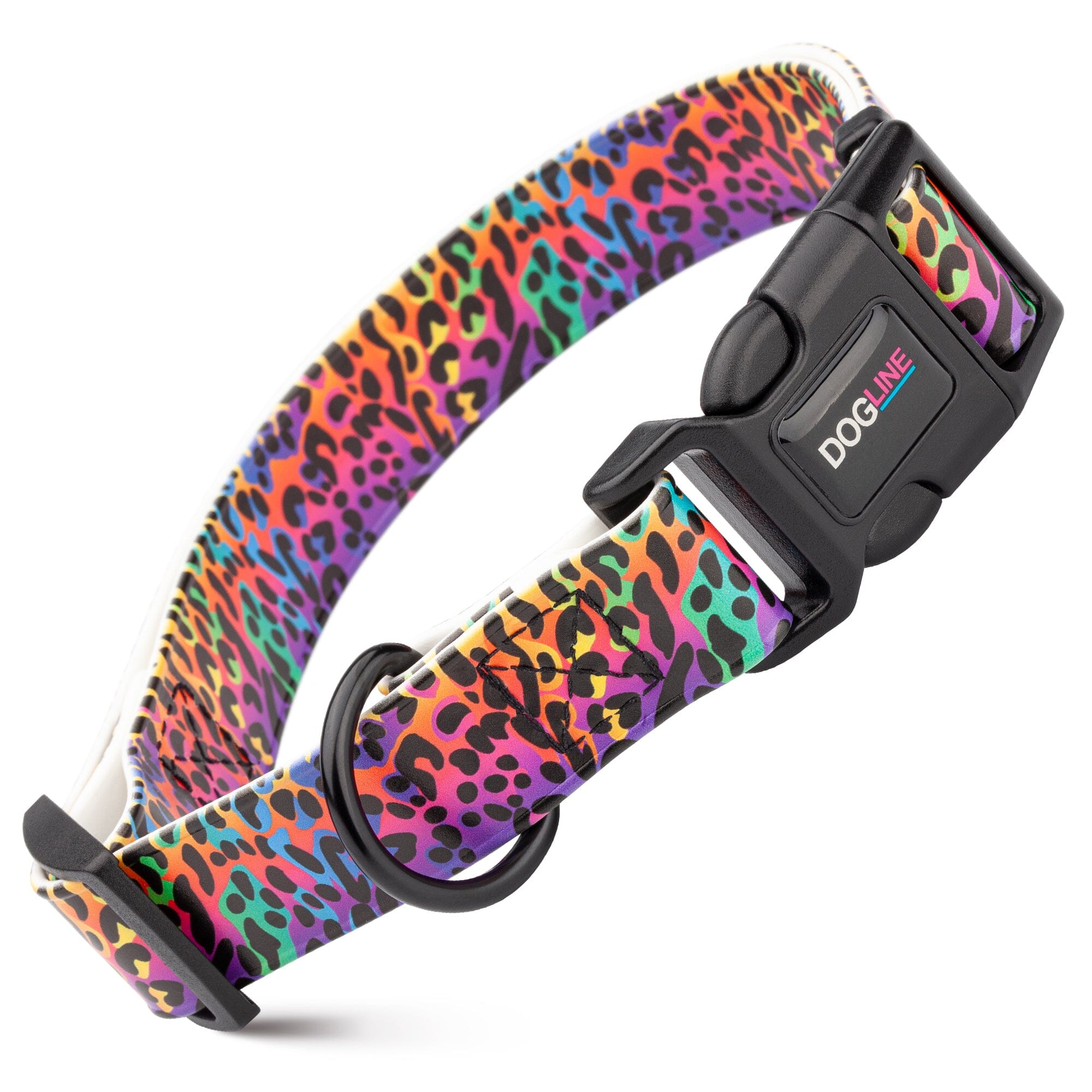 Dogline 3/4" Biothane Full Color Design Printed Dog Collar with Quick Release Buckle
