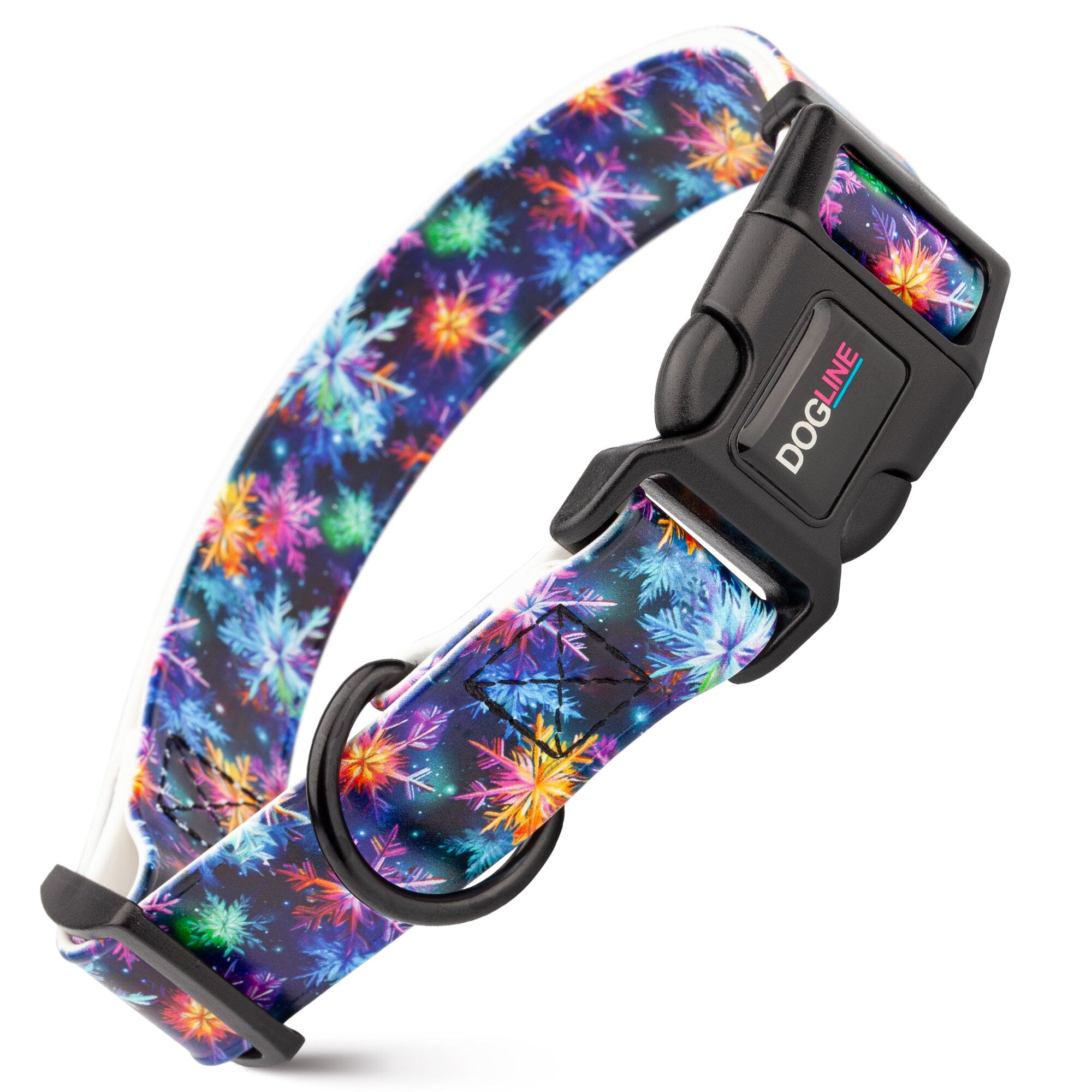 Dogline 3/4" Biothane Full Color Design Printed Dog Collar with Quick Release Buckle
