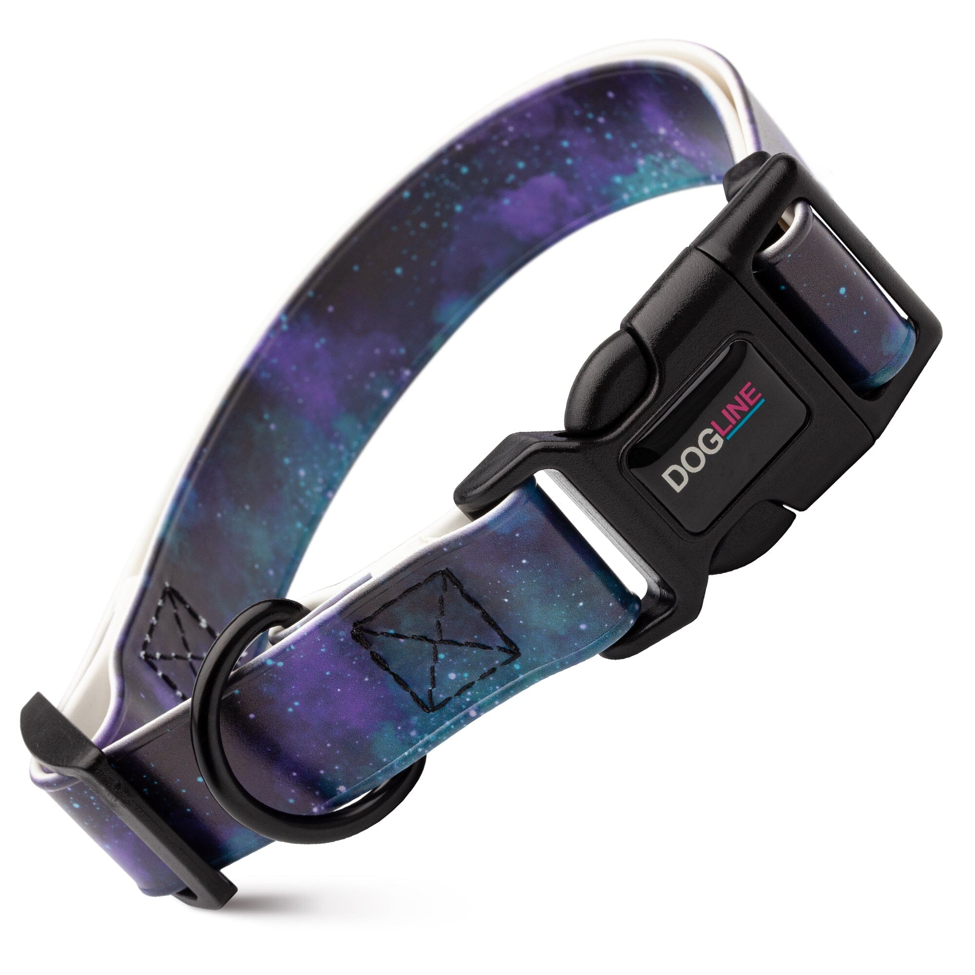 Dogline 3/4" Biothane Full Color Design Printed Dog Collar with Quick Release Buckle