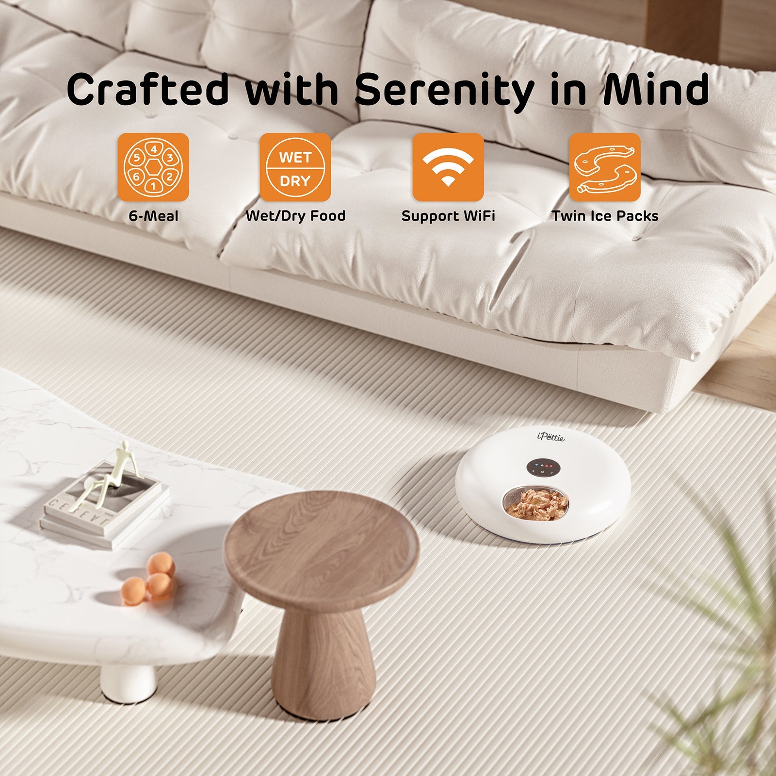 Donut Frost Automatic Pet Feeder, WiFi Version