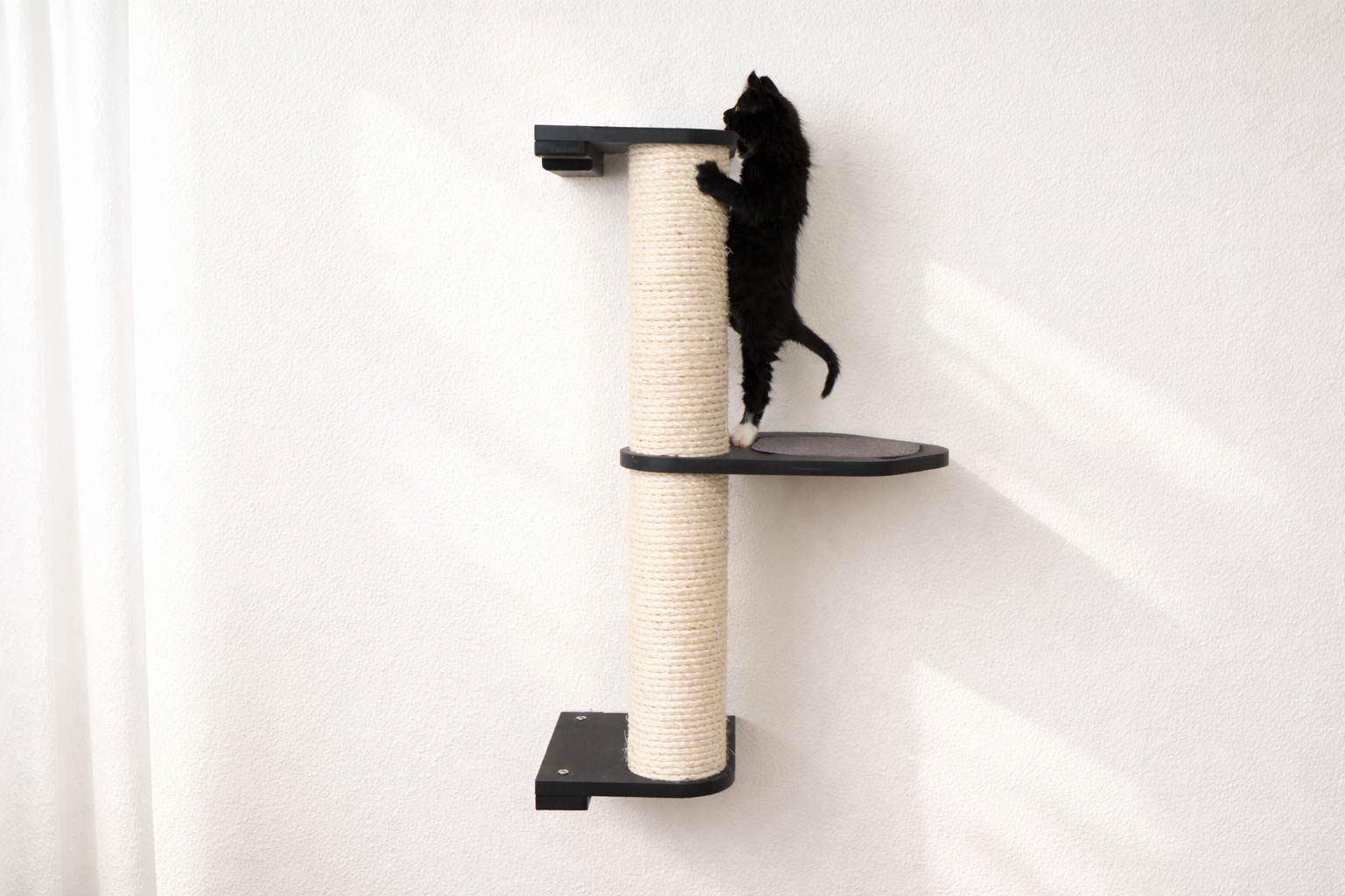 Cat Scratching Pole (Wall-Mounted) - by Catastrophic Creations