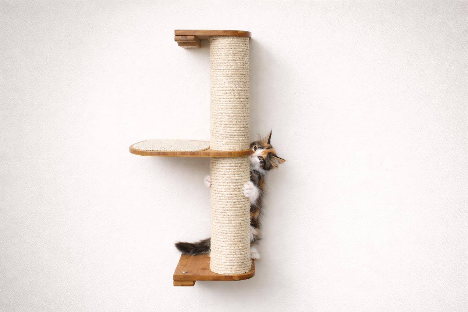 Cat Scratching Pole (Wall-Mounted) - by Catastrophic Creations