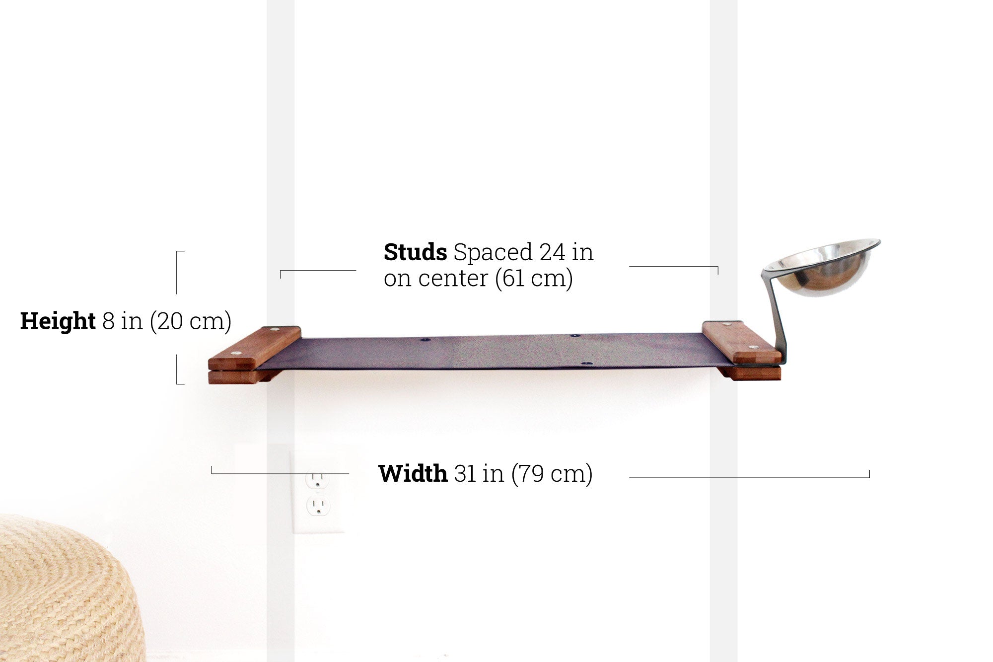 Wall Feeder Cat Hammock : Raised Cat Feeder - by Catastrophic Creations