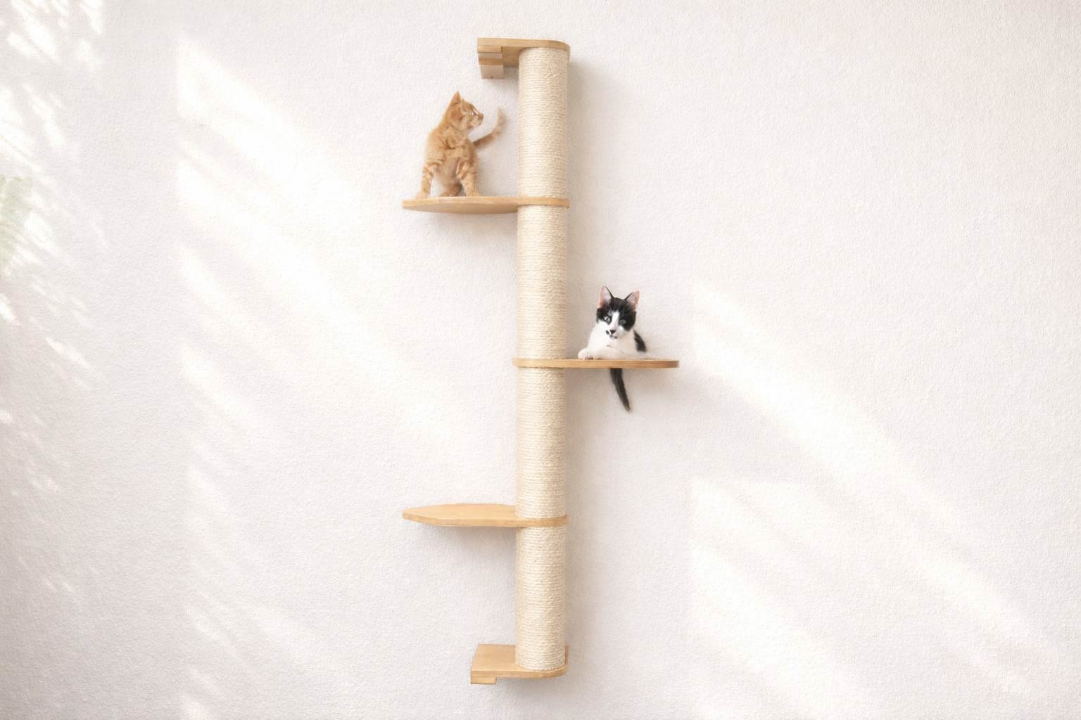 Cat Scratching Pole (Wall-Mounted) - by Catastrophic Creations