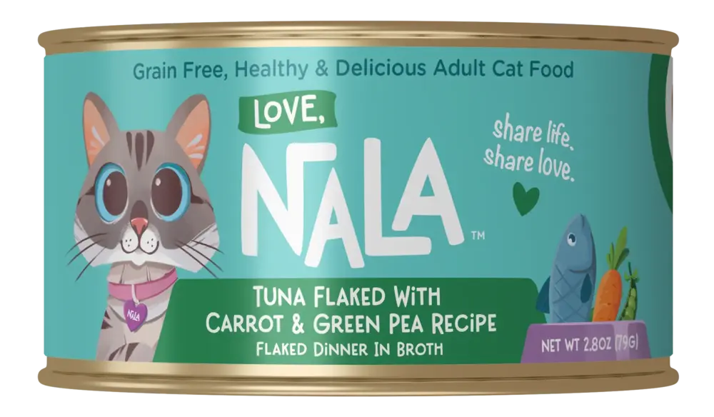 Tuna Flaked With Carrot & Green Pea Recipe Dinner In Broth Adult Cat Food, 2.8-oz