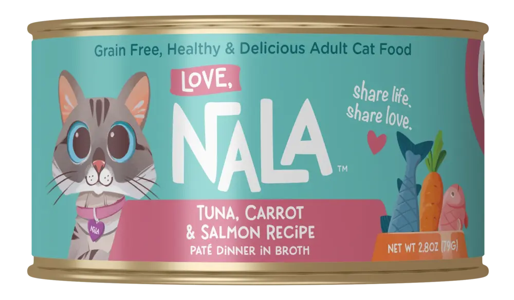 Tuna, Carrot & Salmon Recipe Paté Dinner In Broth Adult Cat Food, 2.8-oz
