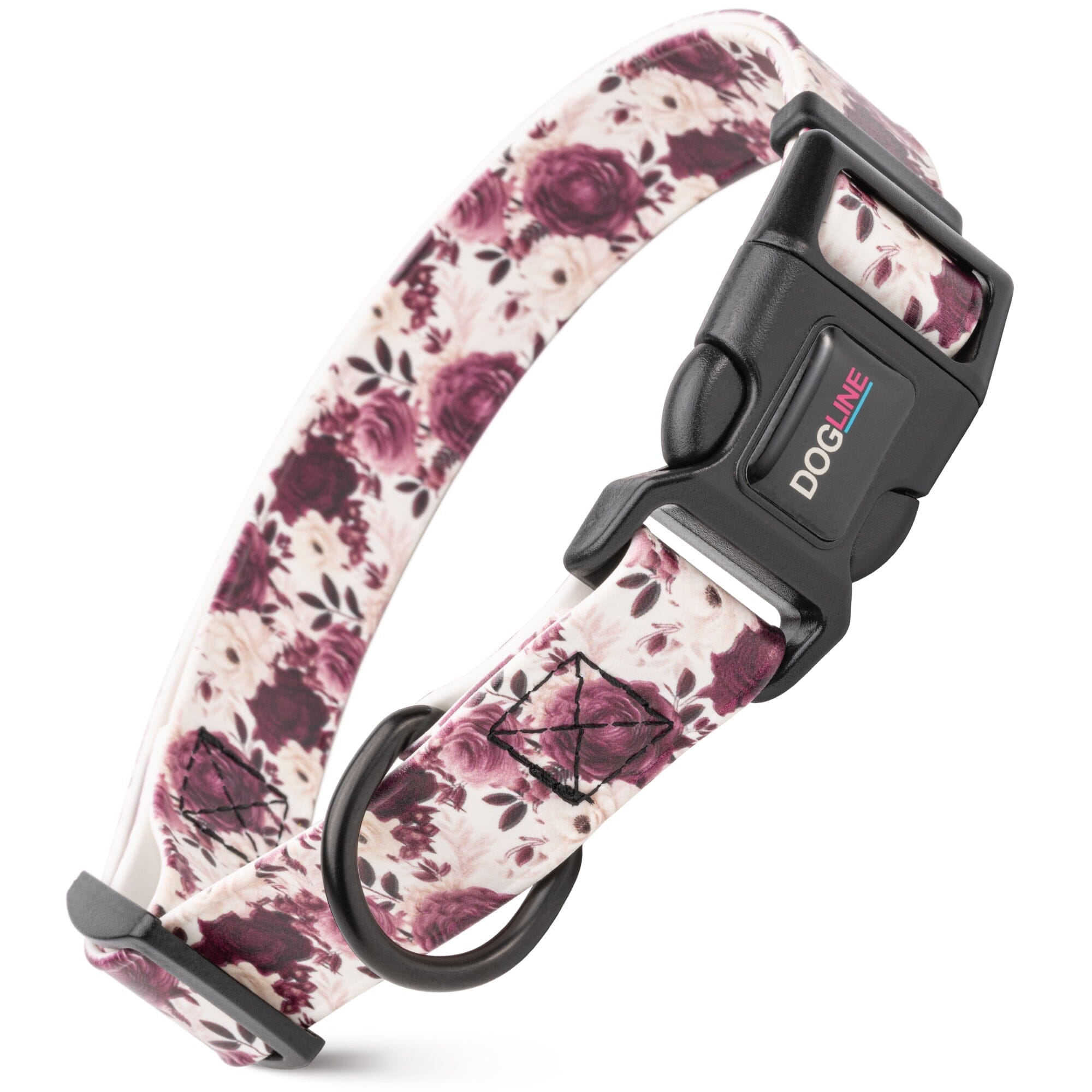 Dogline 3/4" Biothane Full Color Design Printed Dog Collar with Quick Release Buckle