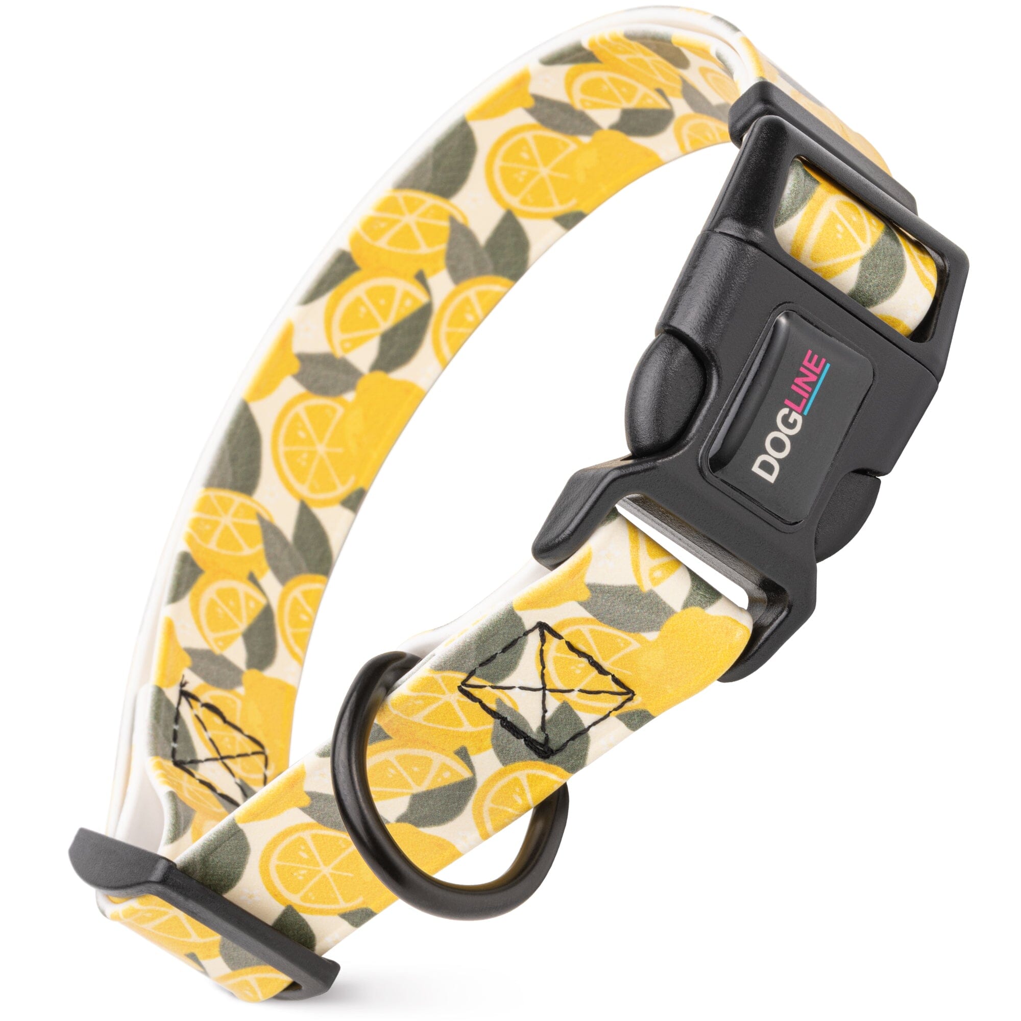 Dogline 3/4" Biothane Full Color Design Printed Dog Collar with Quick Release Buckle