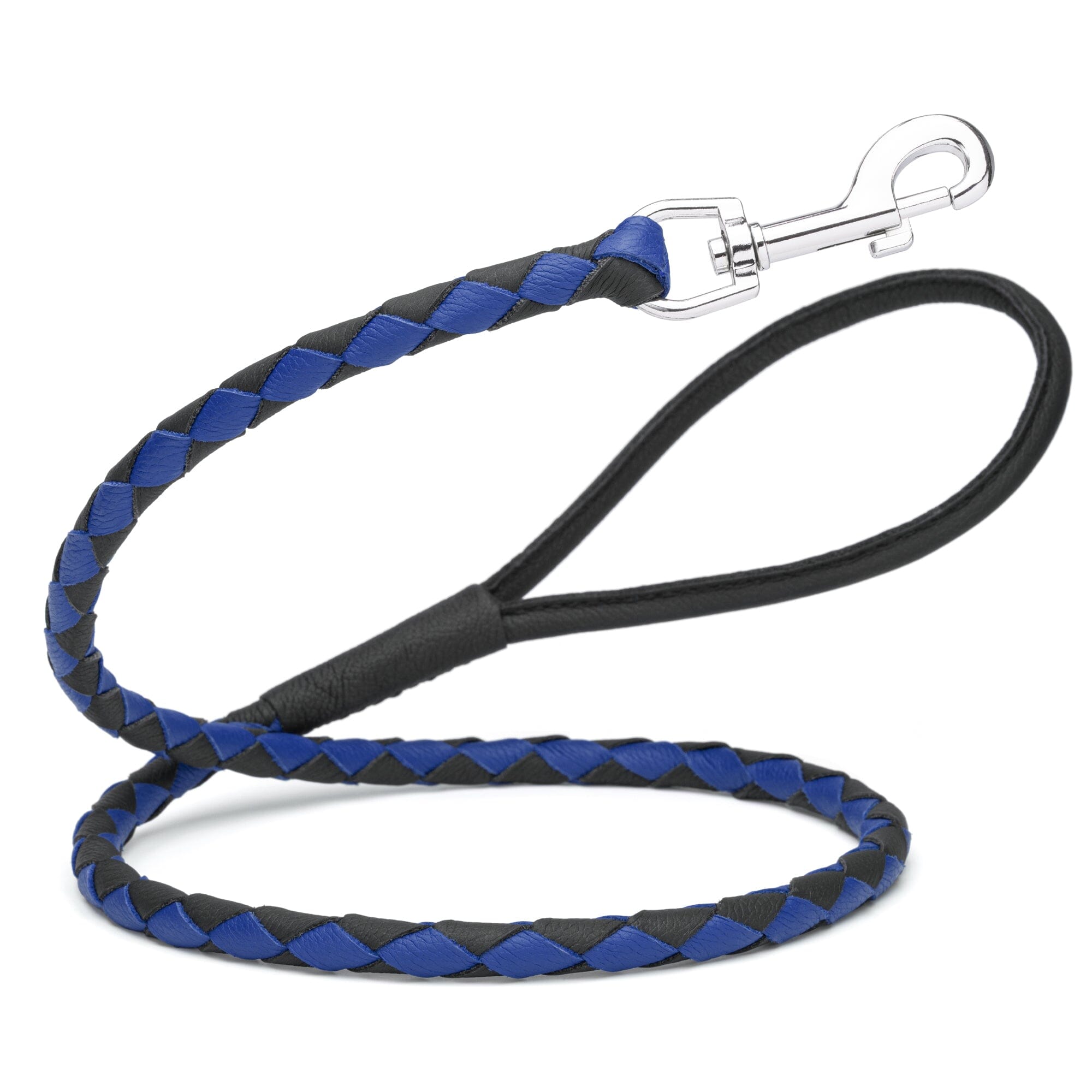 Soft Leather Dual-Color Braided Round Lead
