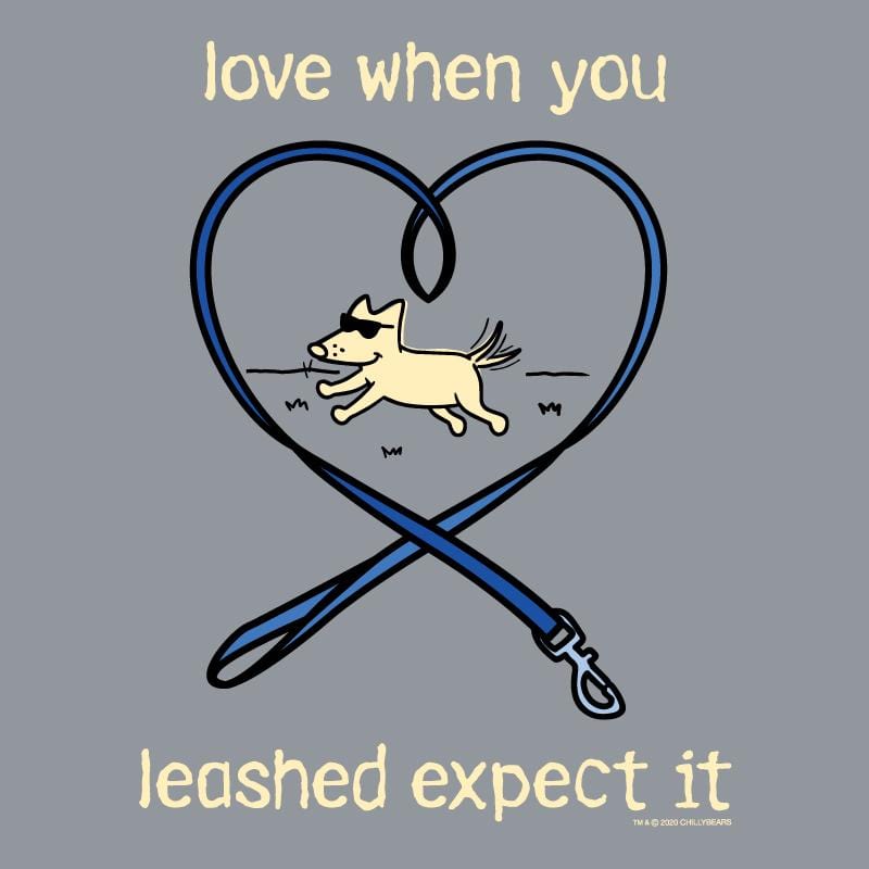 Love When You Leashed Expect It - Crew Neck Sweatshirt
