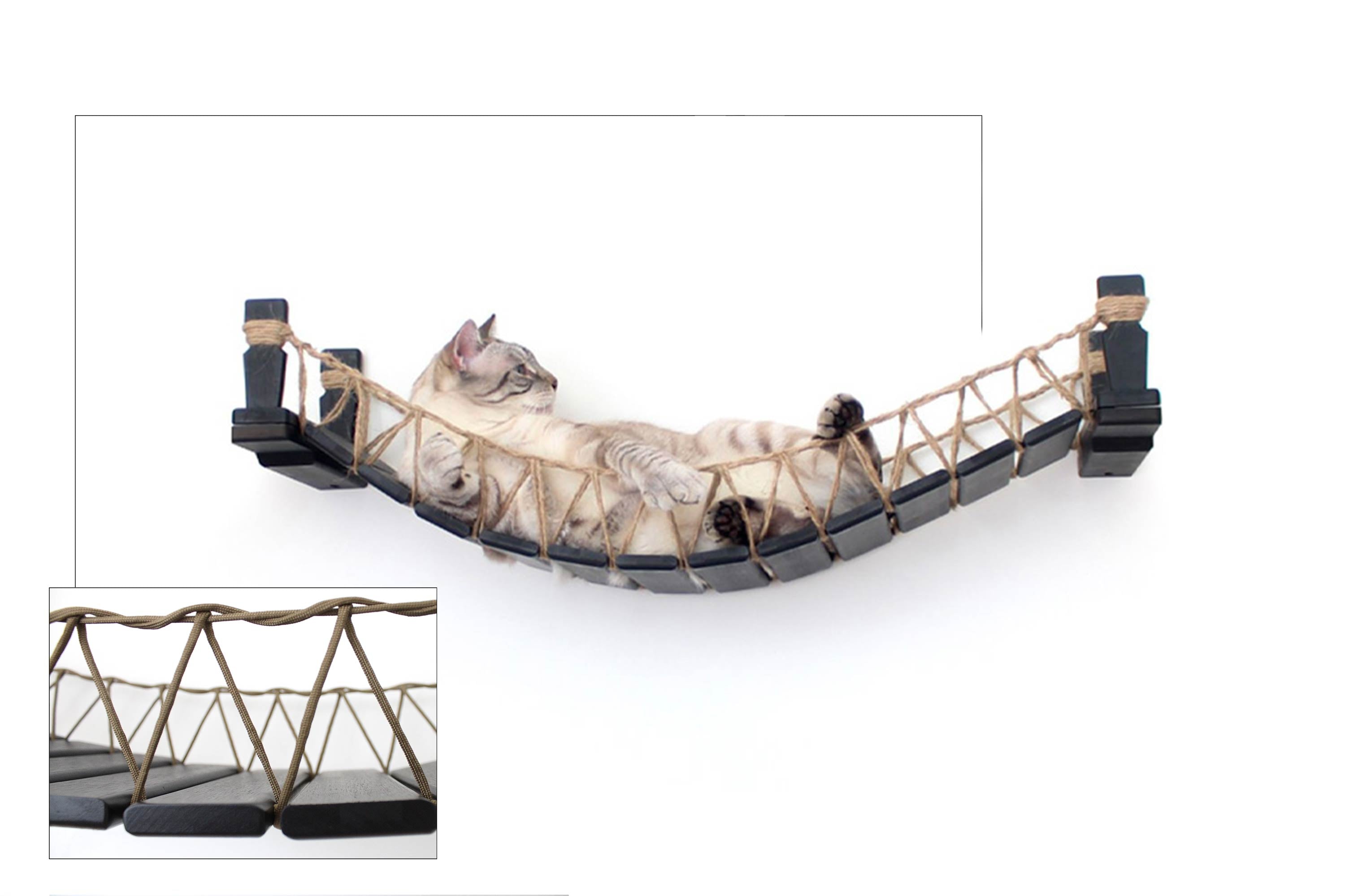 Our Wall-Mounted Cat Bridge - by Catastrophic Creations