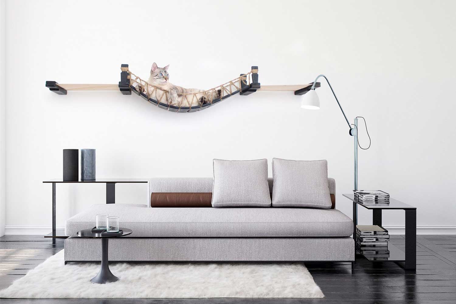 The Cat Bridge Lounge (For Wall) - by Catastrophic Creations
