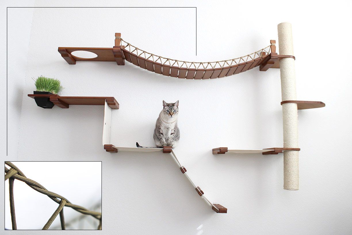 The Expedition Cat Condo (Cat Wall Jungle Gym) - by Catastrophic Creations