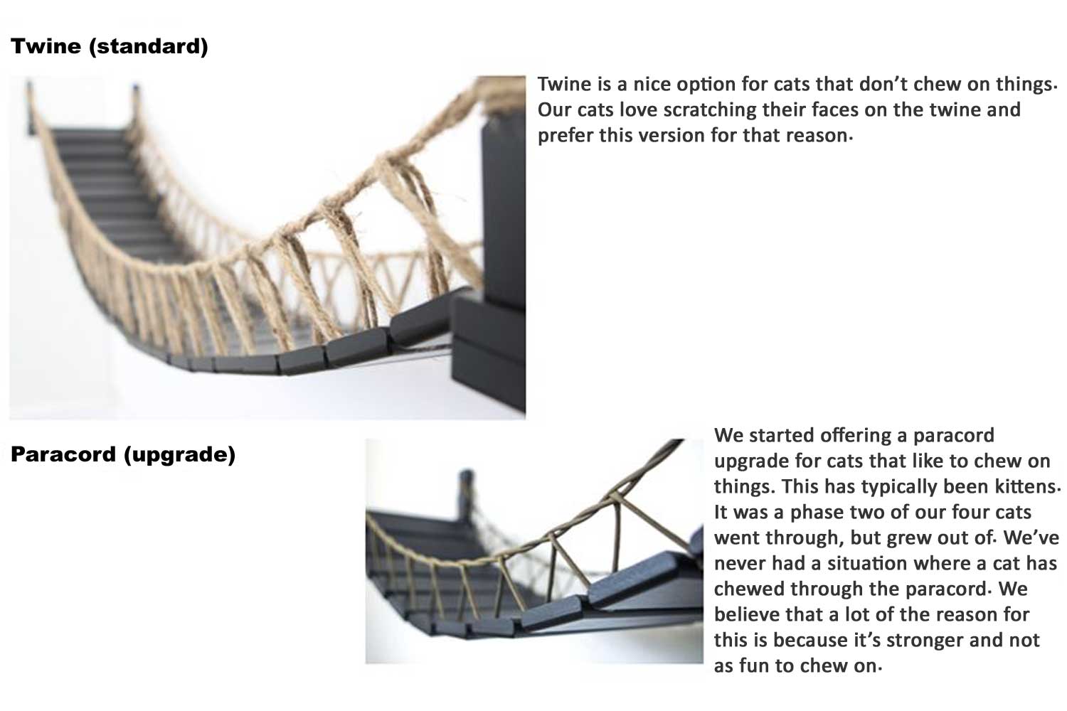 Our Wall-Mounted Cat Bridge - by Catastrophic Creations