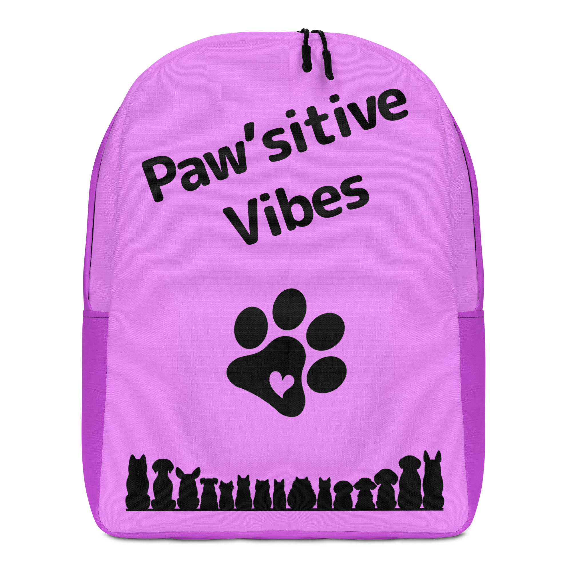 Paw'sitive Vibes Minimalist Backpack