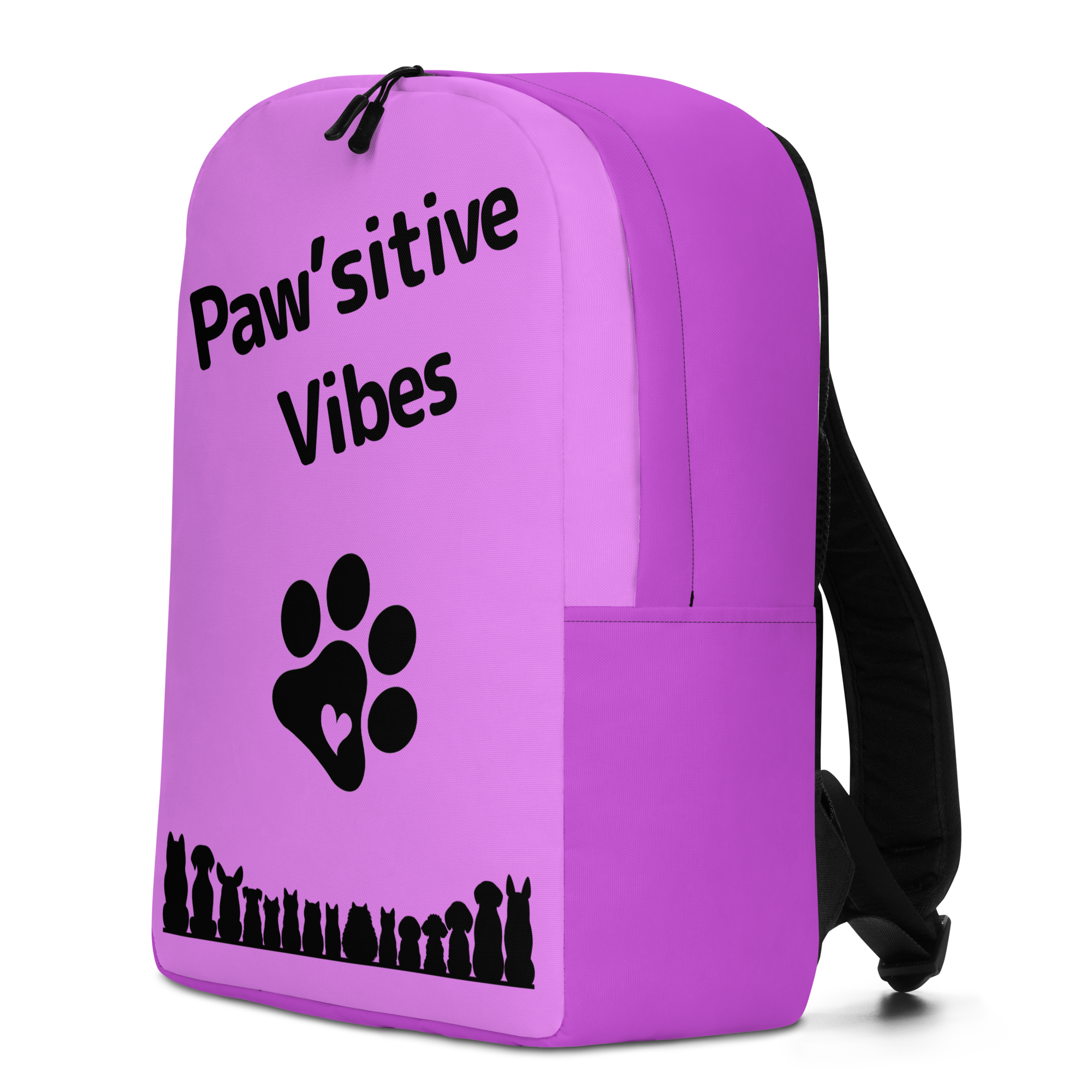 Paw'sitive Vibes Minimalist Backpack