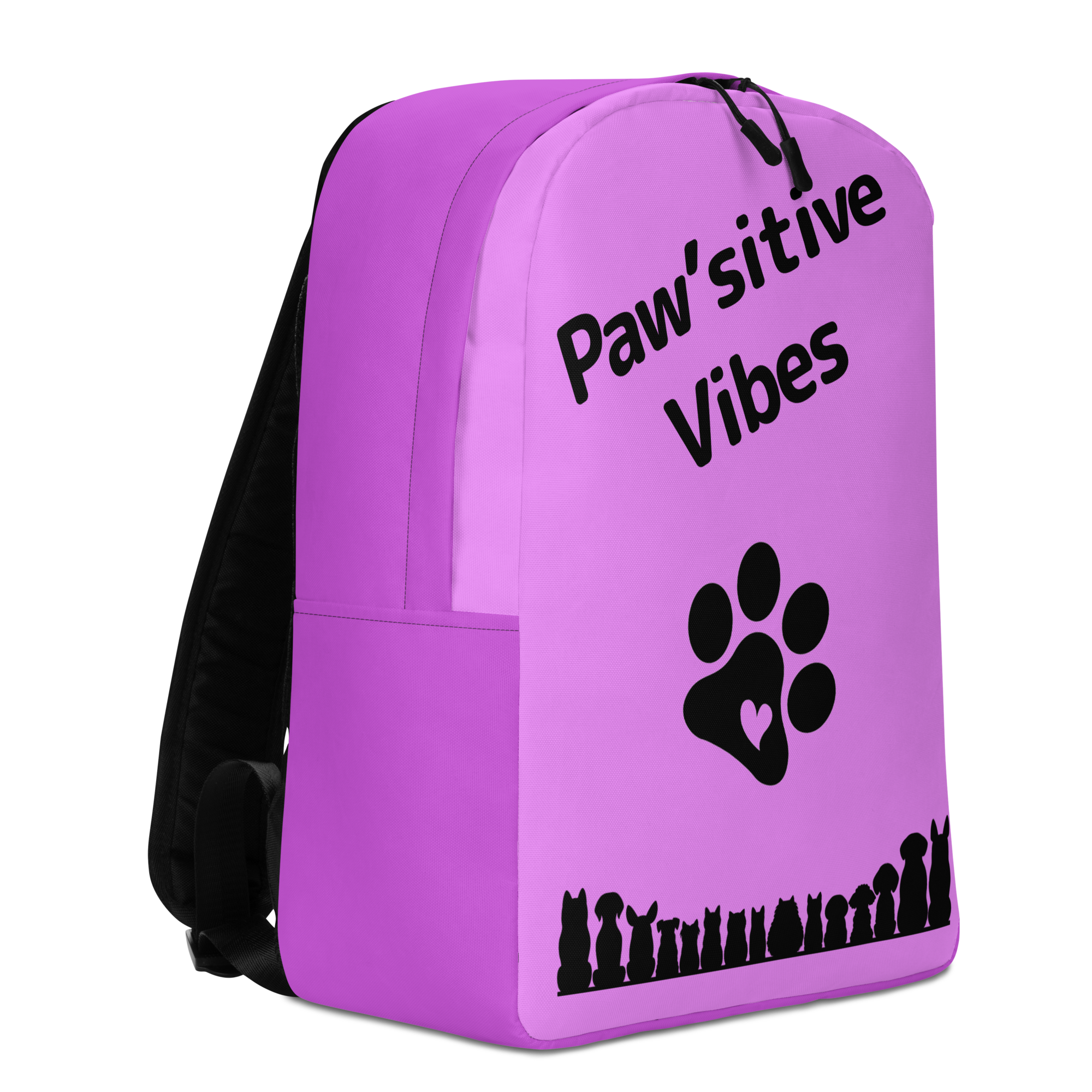 Paw'sitive Vibes Minimalist Backpack