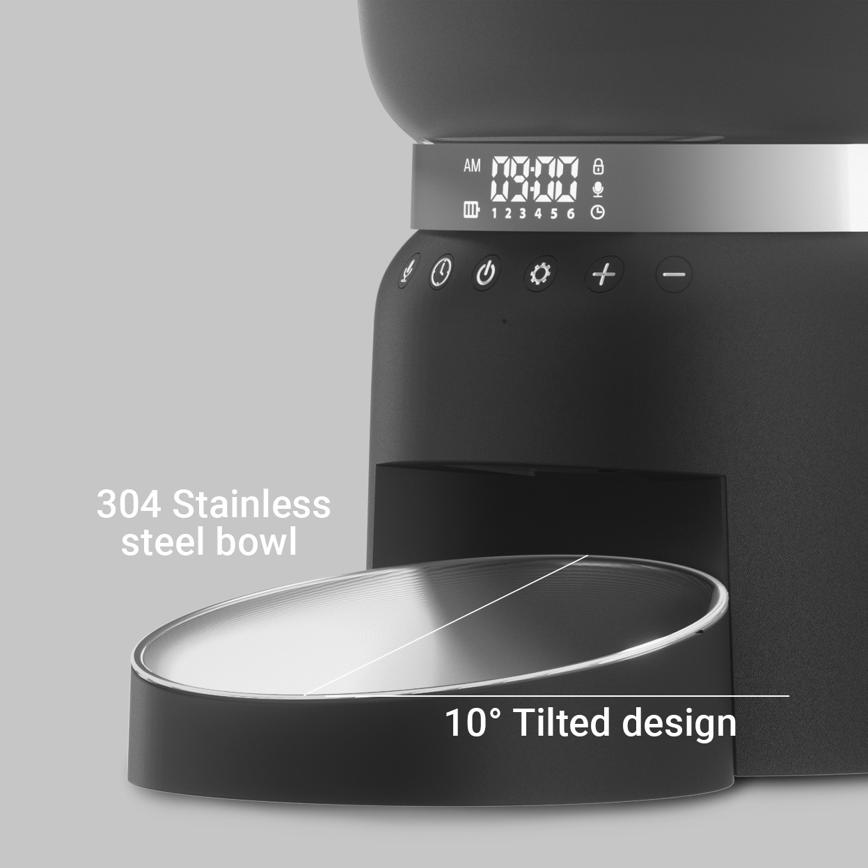 Hourglass Pet Feeder w/Remote Control