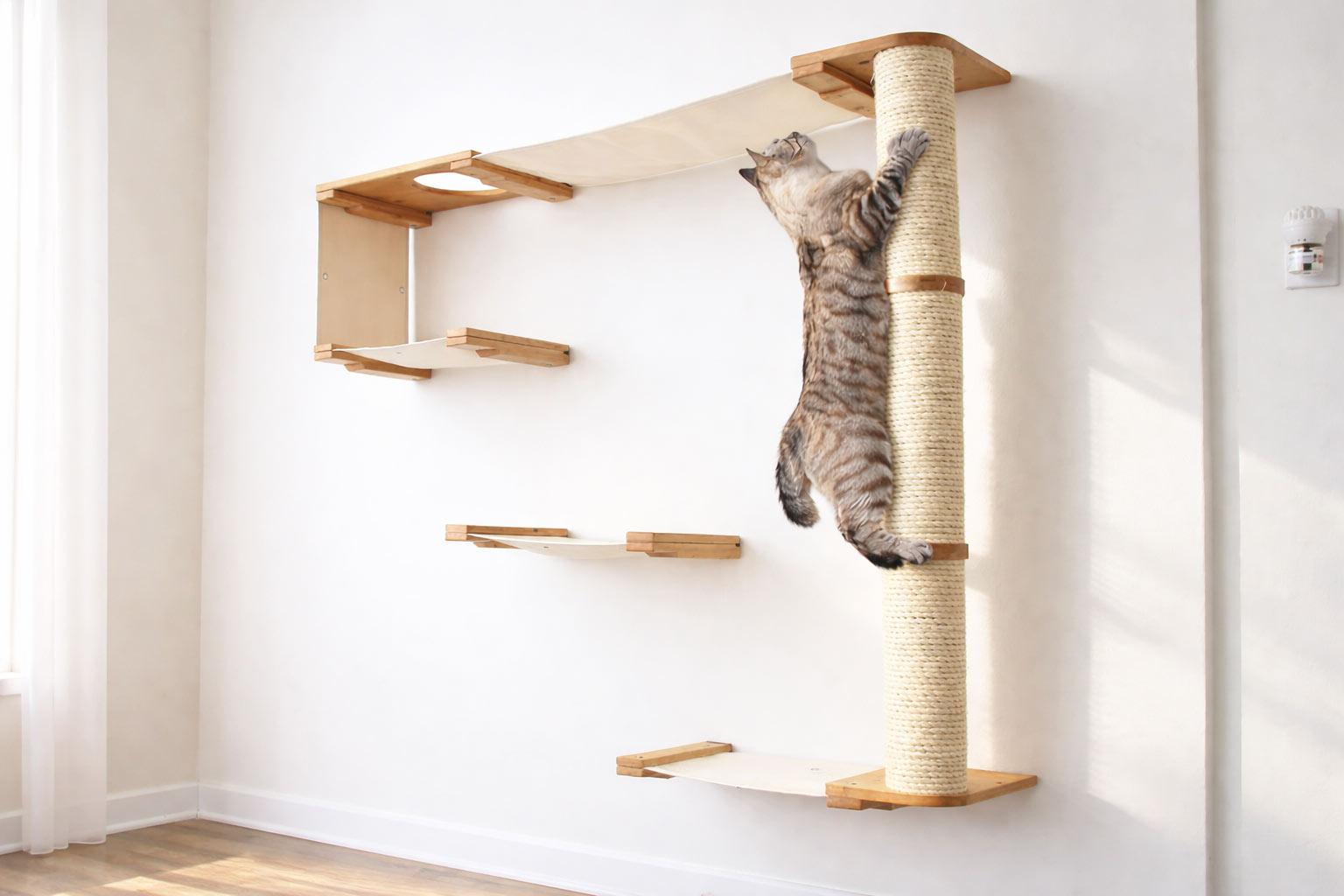 The Climb - Cat Condo (Wall-Mounted) - by Catastrophic Creations