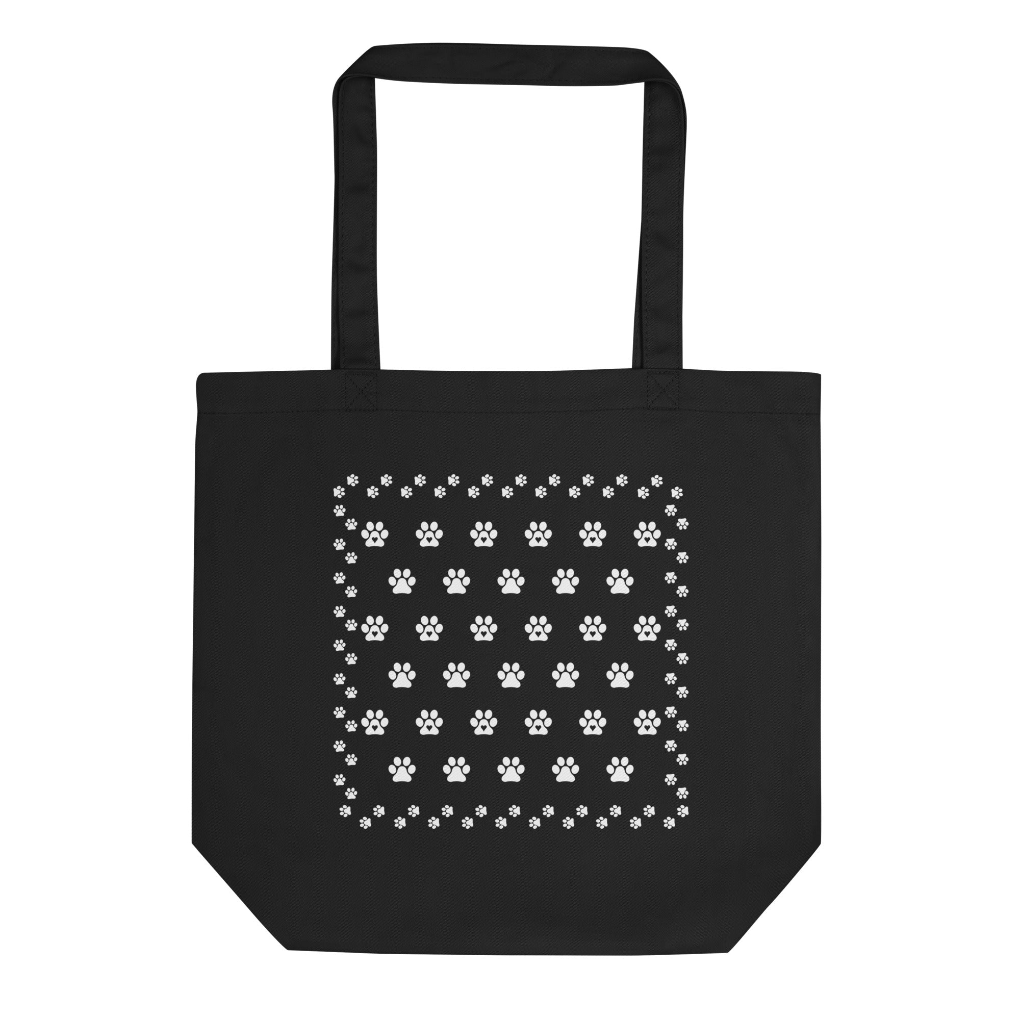 Black Pawful Eco Tote Bag