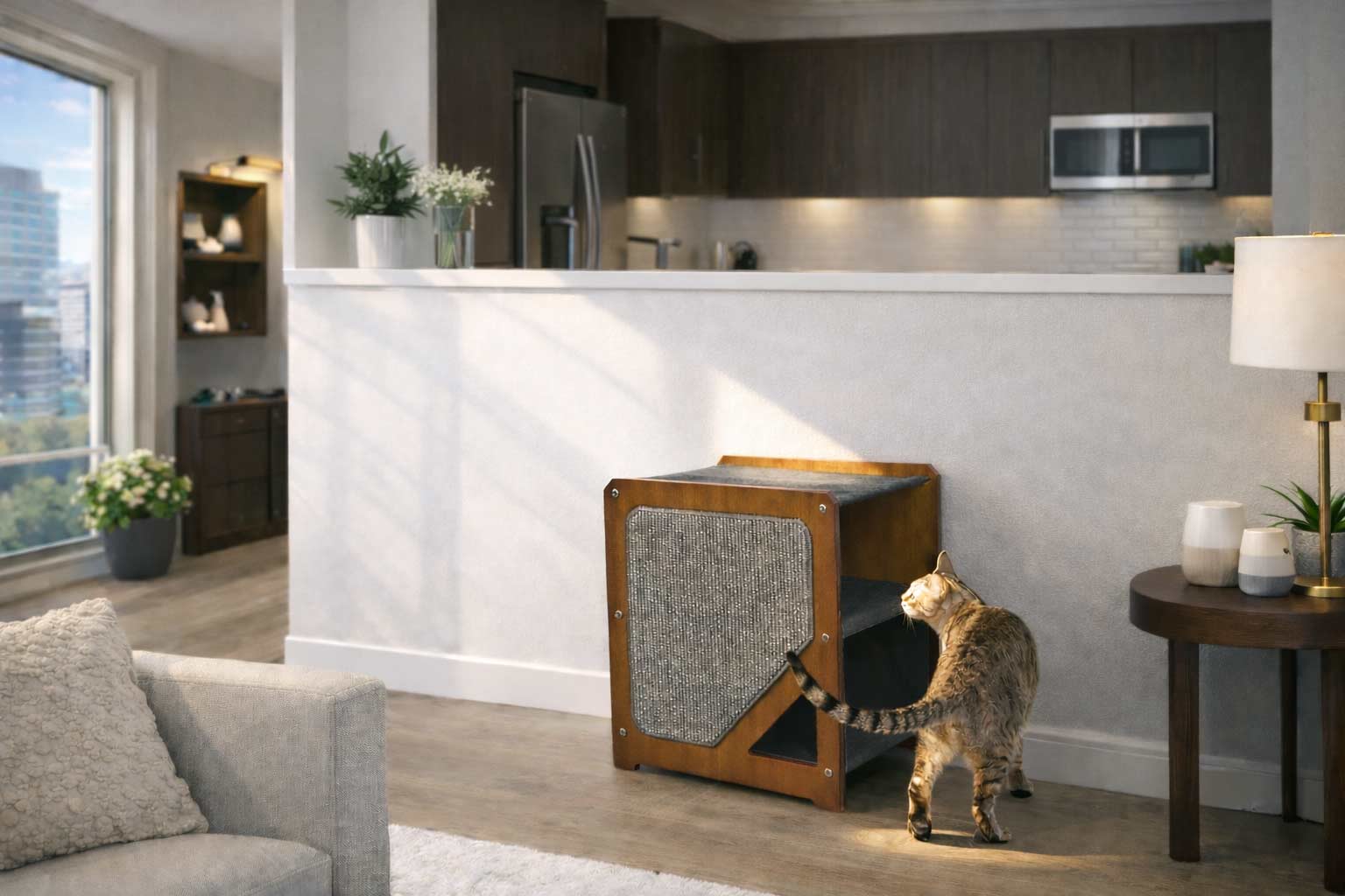 The Grotto - A Cat Tree for Small Spaces - by Catastrophic Creations