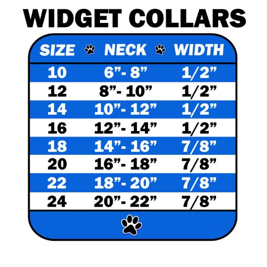 Dog, Puppy & Pet Widget Fashion Collar, "Silver Flower"