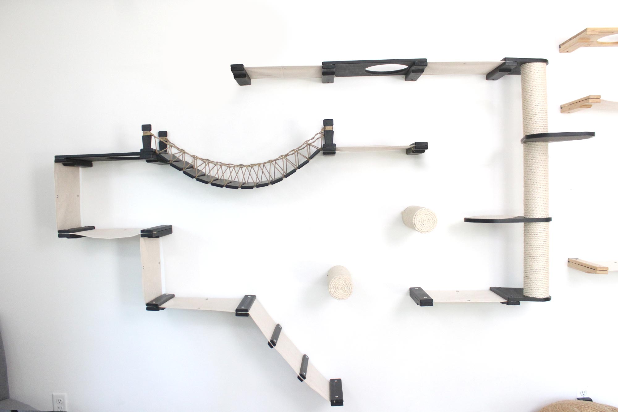 The Juggernaut (Wall-Mounted Cat Tree/Condo) - by Catastrophic Creations