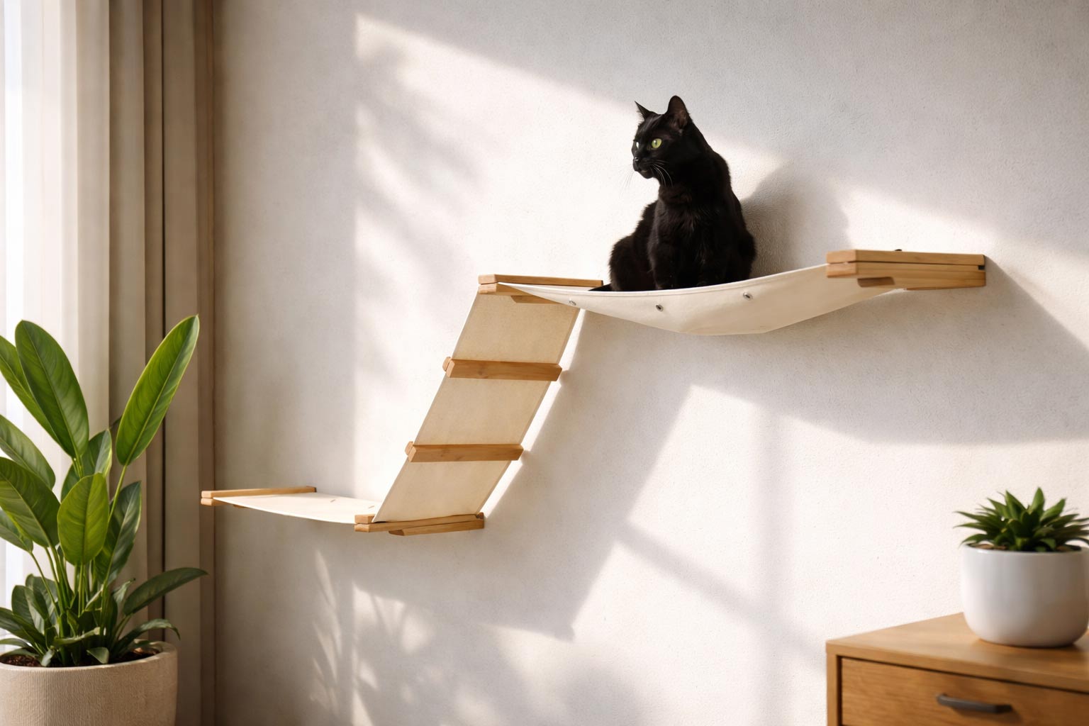 Raceway Hammock - Cat Wall Ramp - by Catastrophic Creations