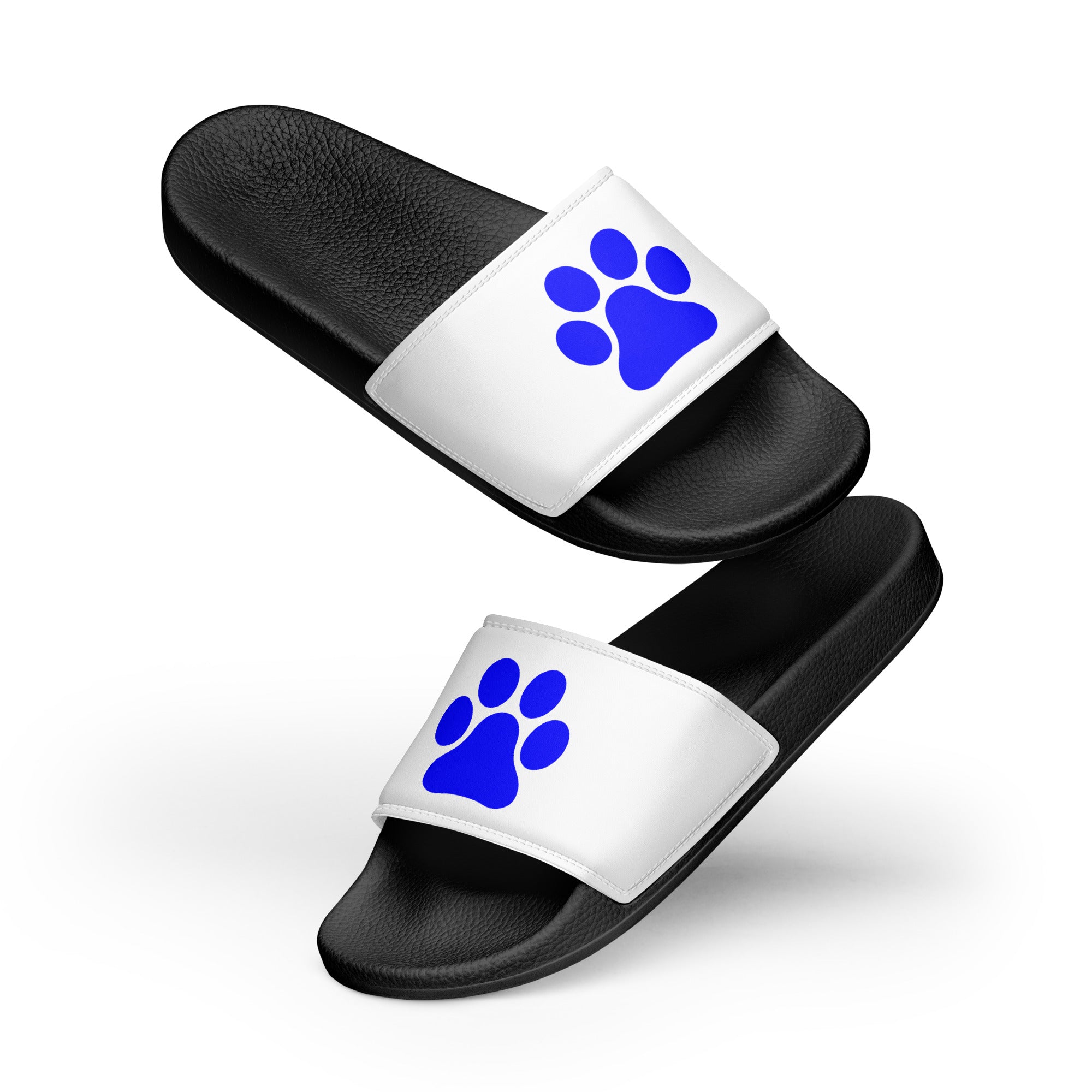 Men’s Black Paw Slides
