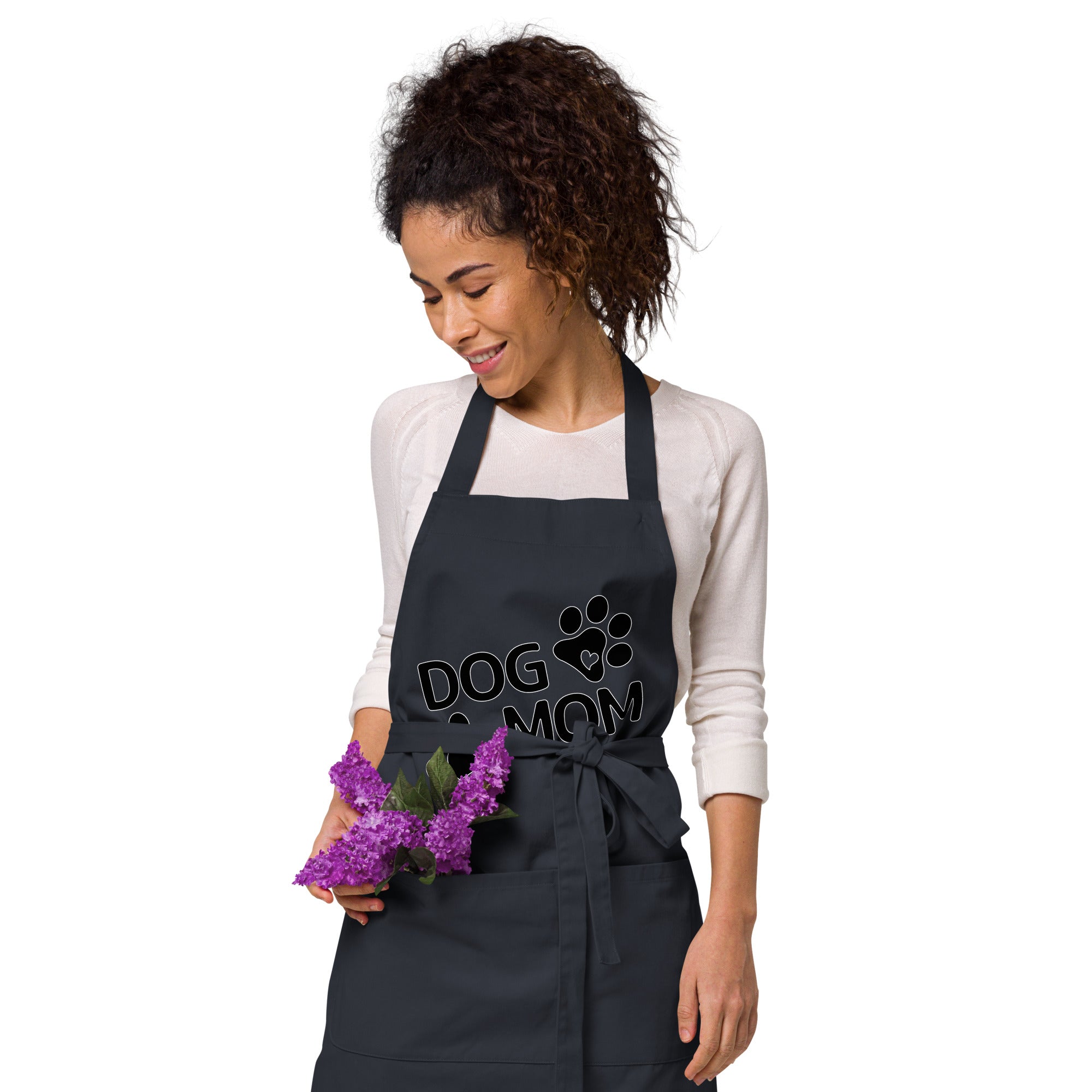 Dog Mom Organic Cotton Apron