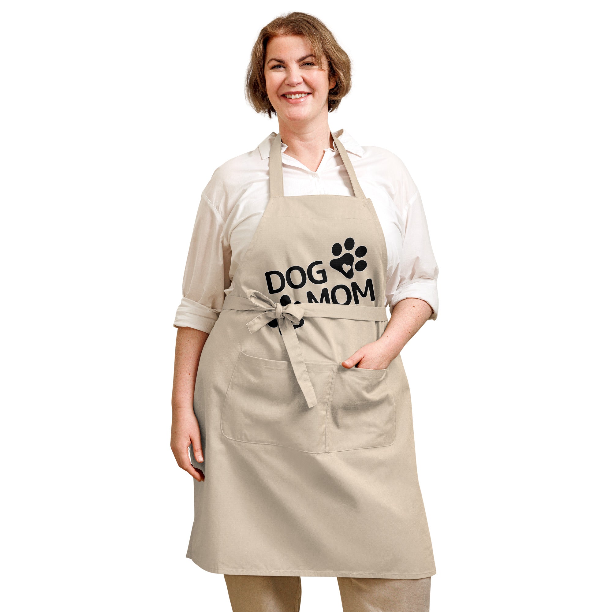 Dog Mom Organic Cotton Apron