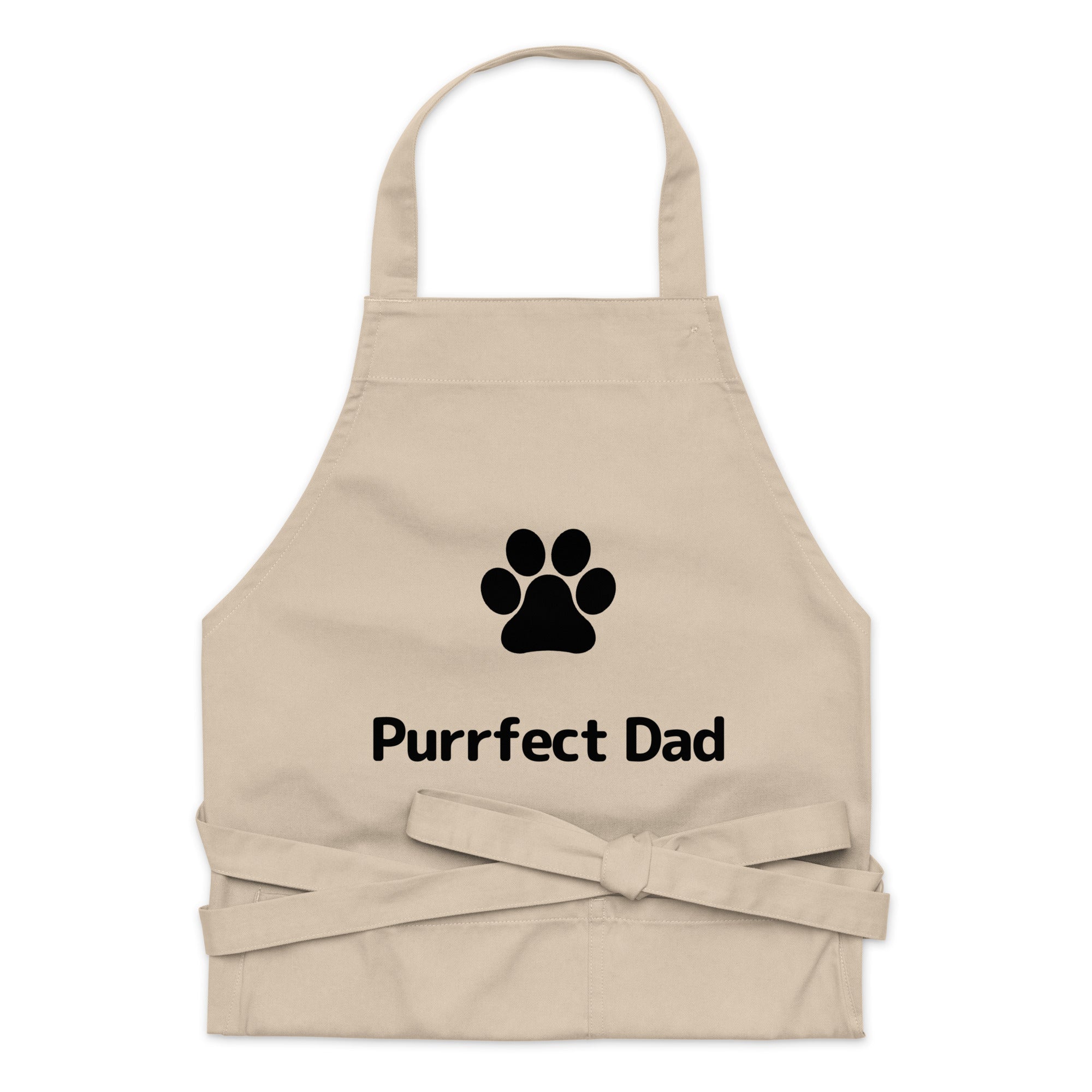 Purrfect Dad Paw Organic Cotton Apron