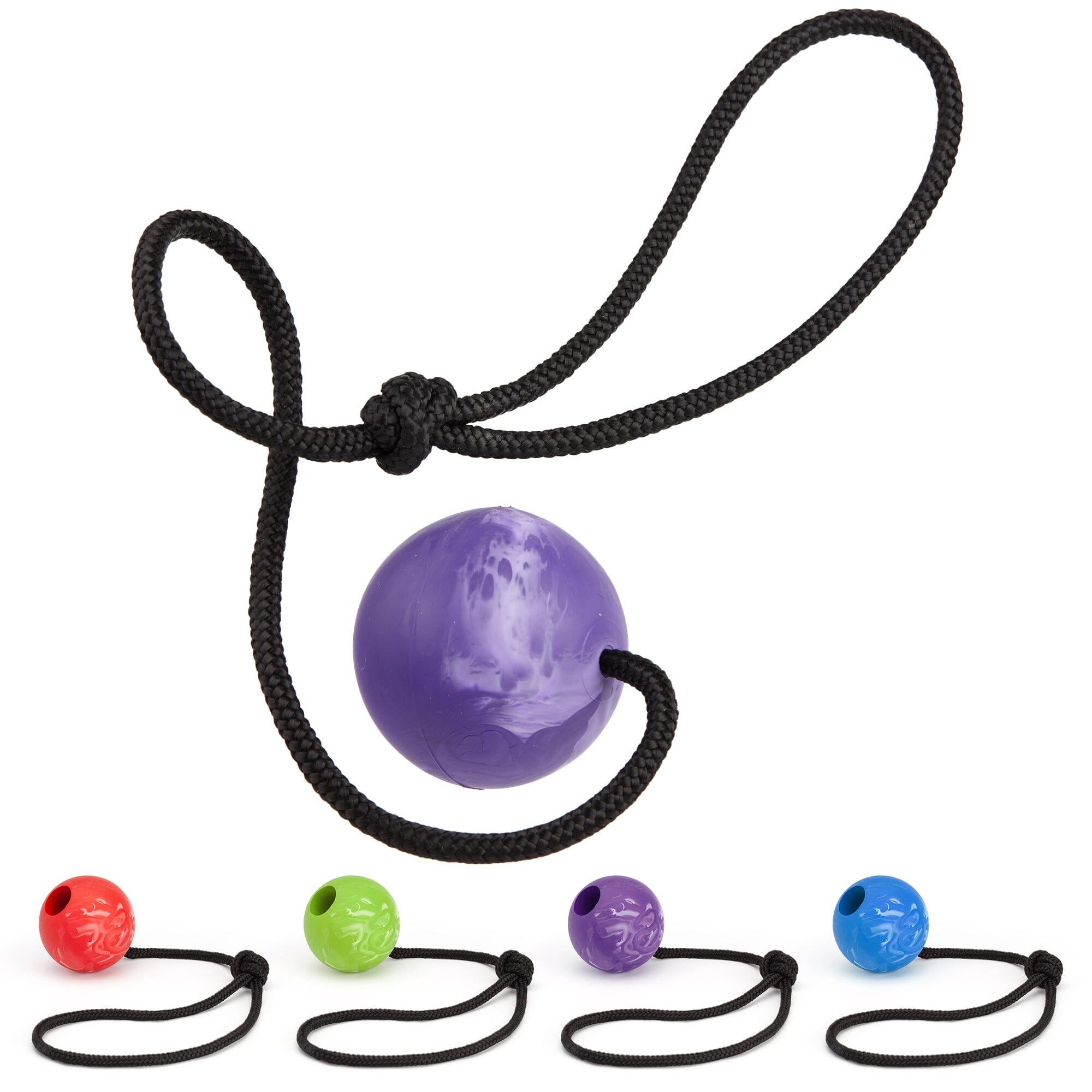 Rubber Euro Ball with Rope