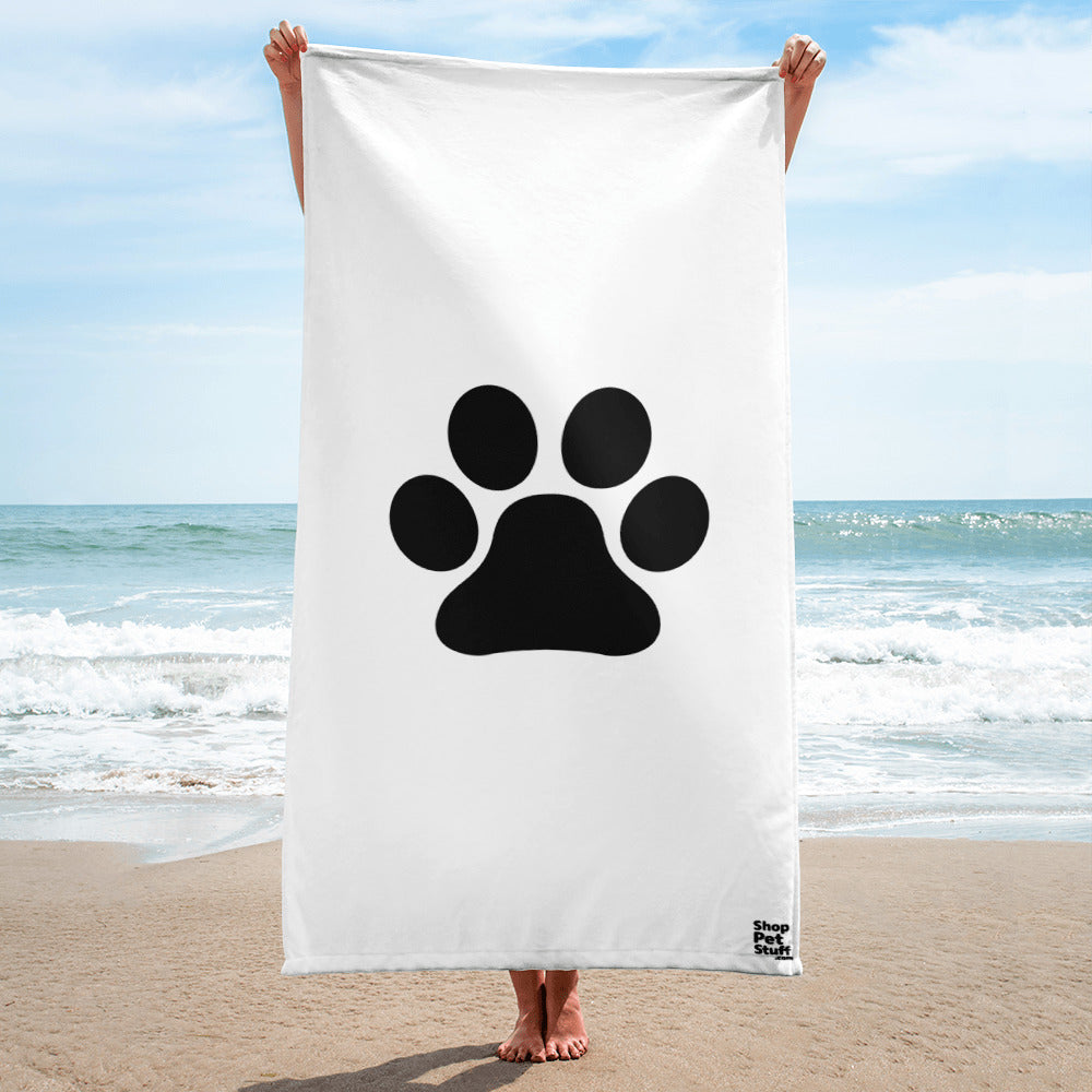 ShopPetStuff Paw Print Towel