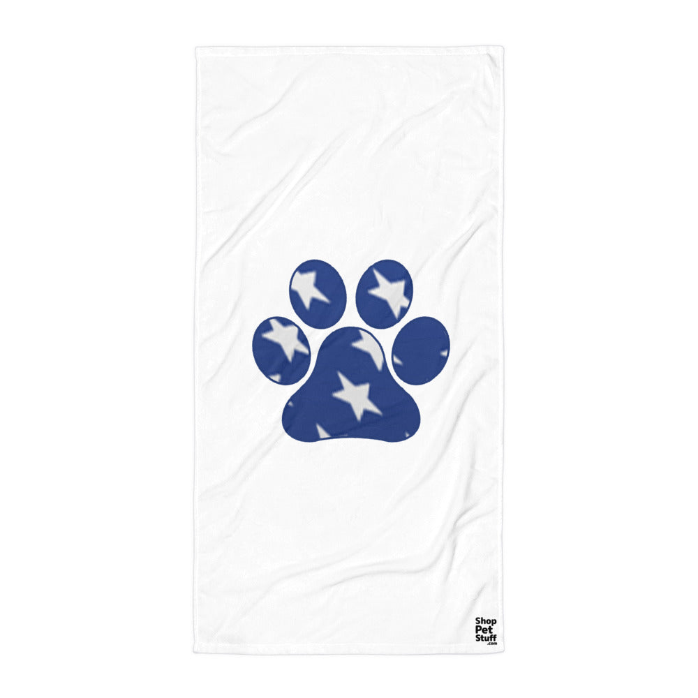 American Stars ShopPetStuff Paw Print Towel