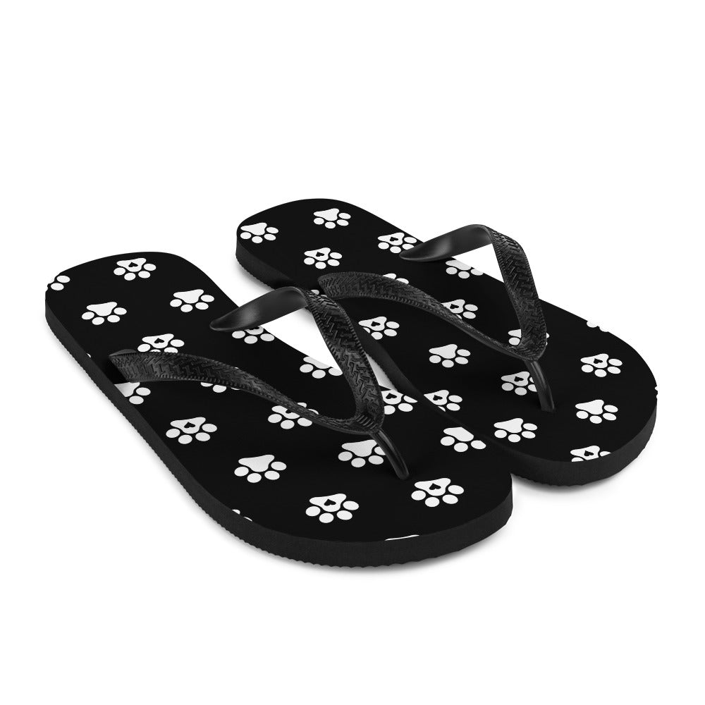Paw Print Flops