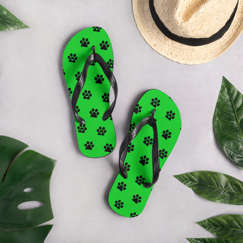 Paw Print Flops
