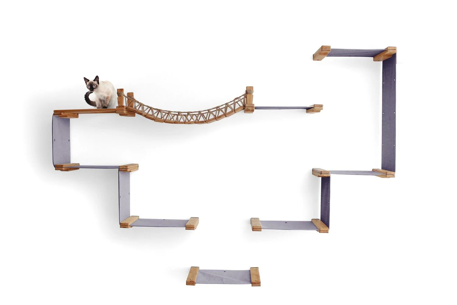 The Temple Cat Tree (Cat Condo For Walls) - by Catastrophic Creations