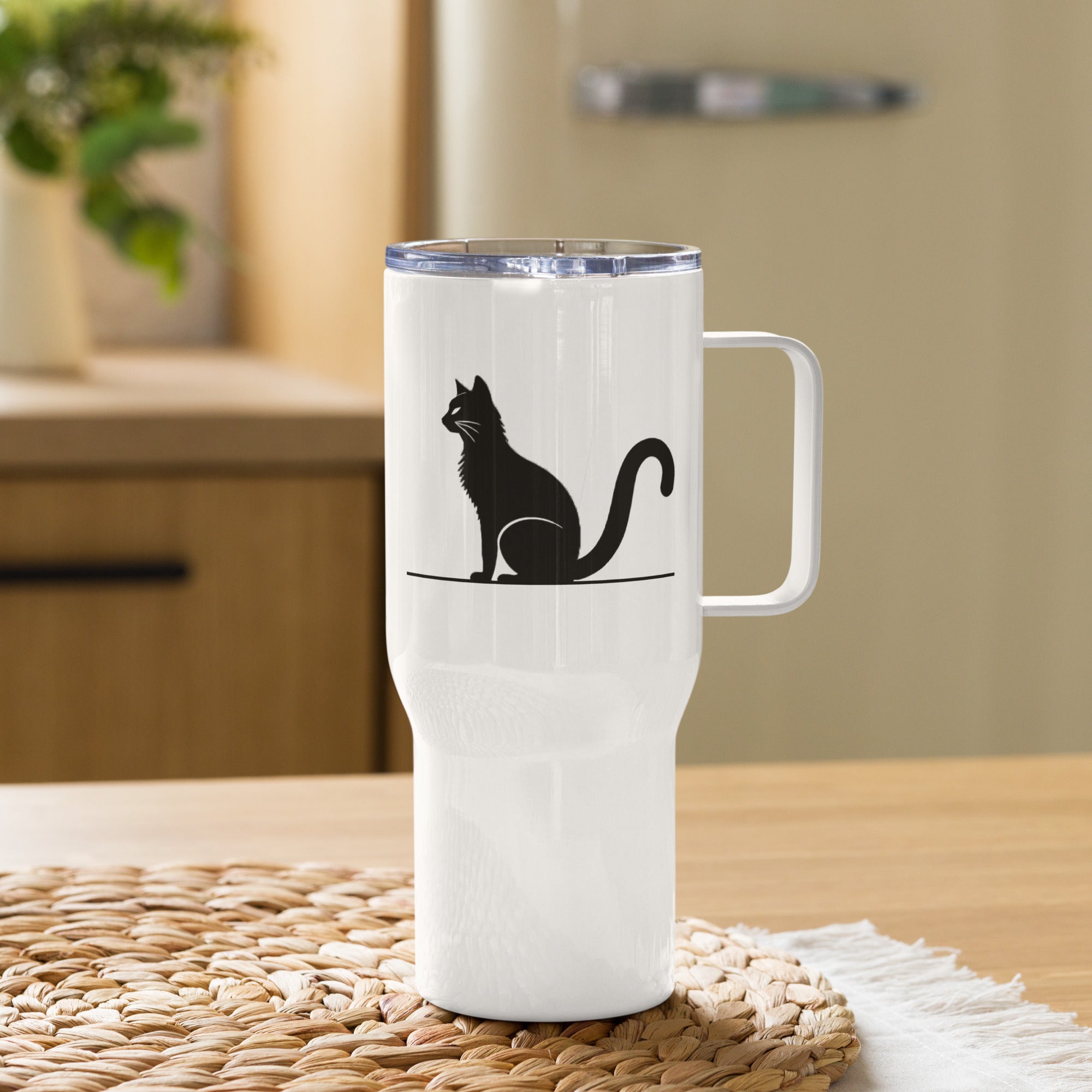 Purrfect Cat Dad Travel Mug with Handle