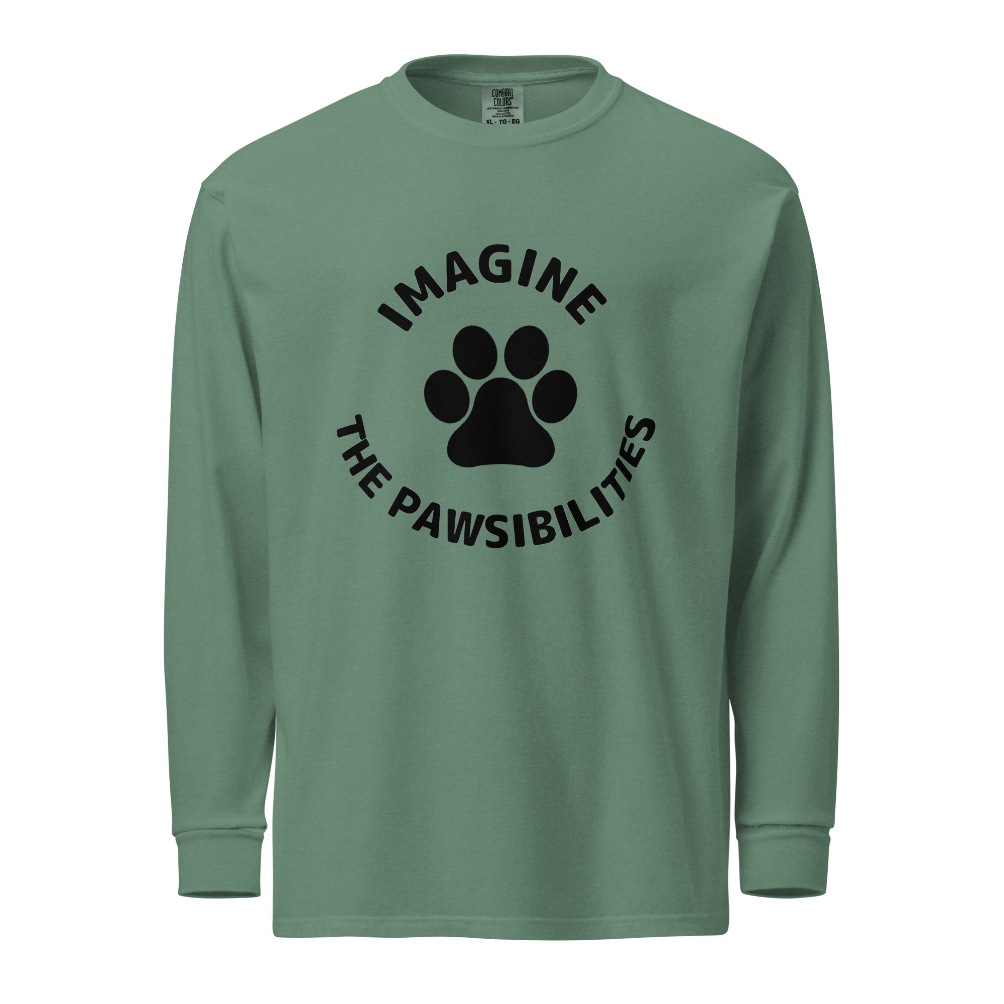 Imagine The Pawsibilities Heavyweight Long-Sleeve Shirt