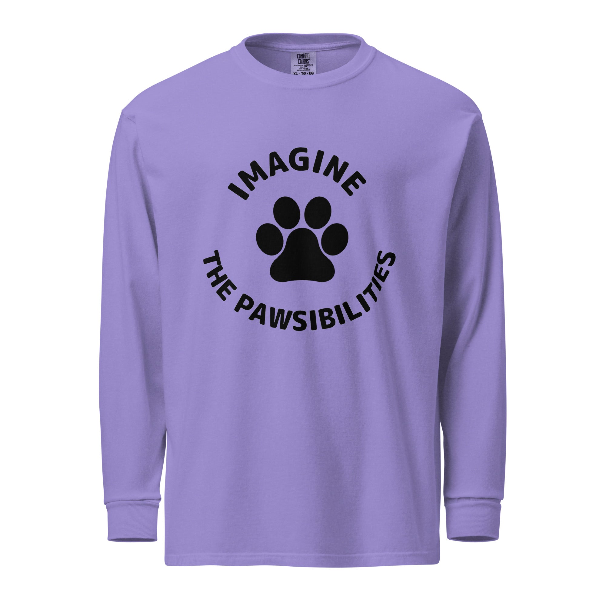 Imagine The Pawsibilities Heavyweight Long-Sleeve Shirt