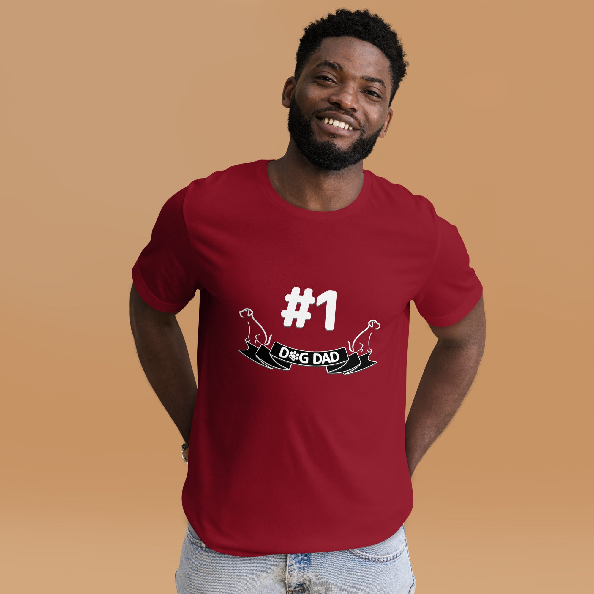 #1 Dog Dad Tee