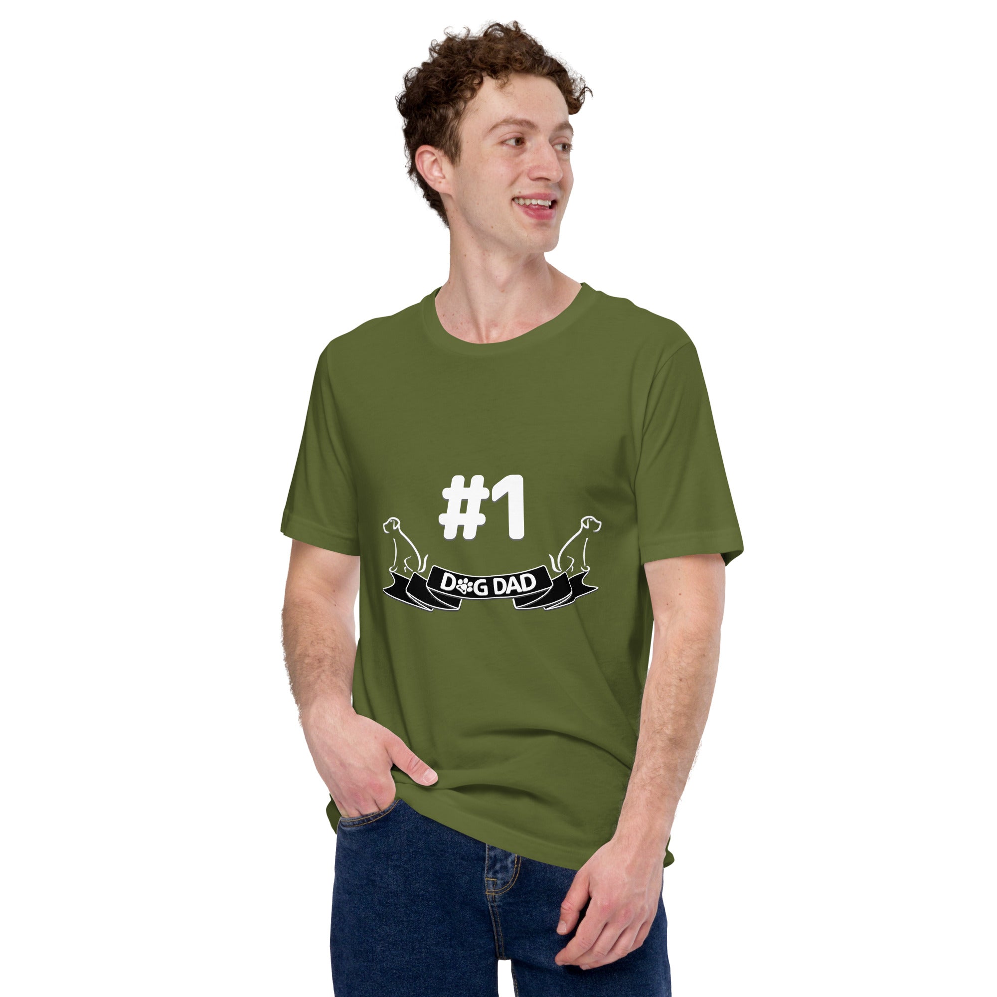 #1 Dog Dad Tee