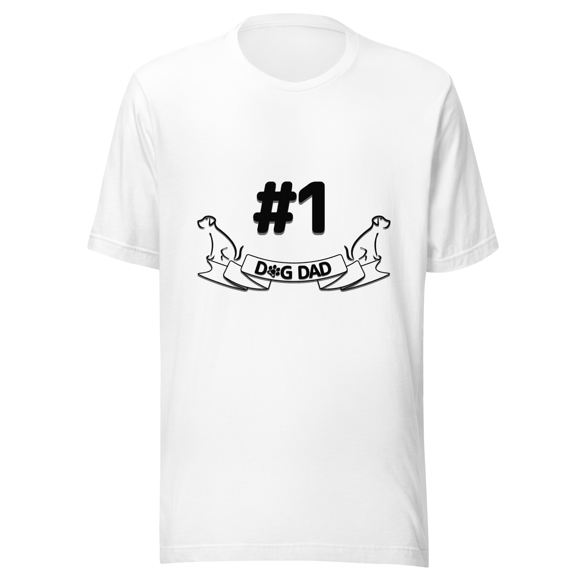 #1 Dog Dad Tee