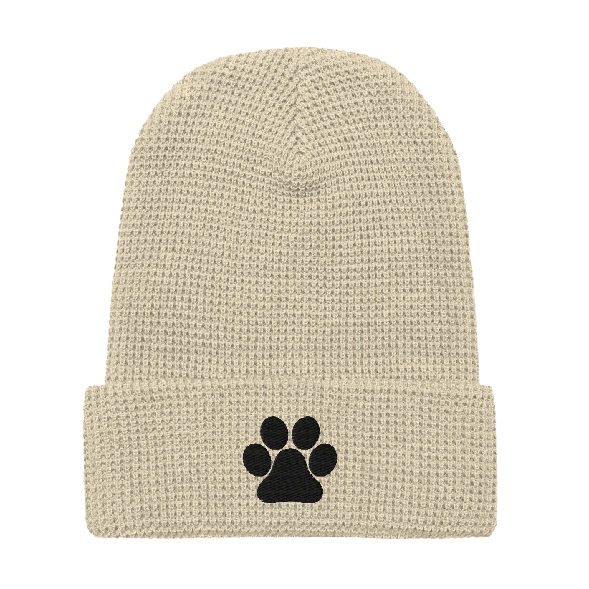 Pawsomely Warm Waffle Beanie