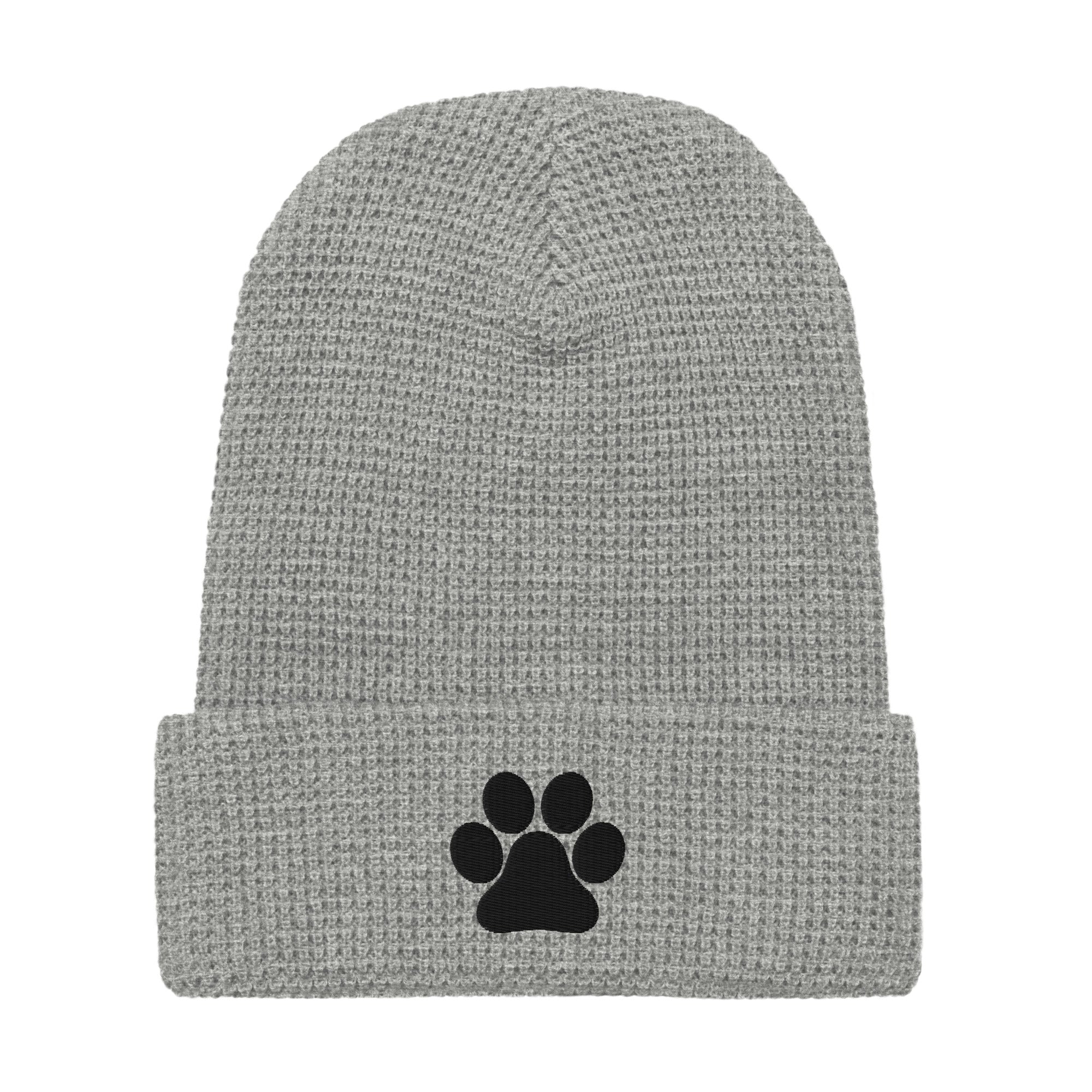 Pawsomely Warm Waffle Beanie