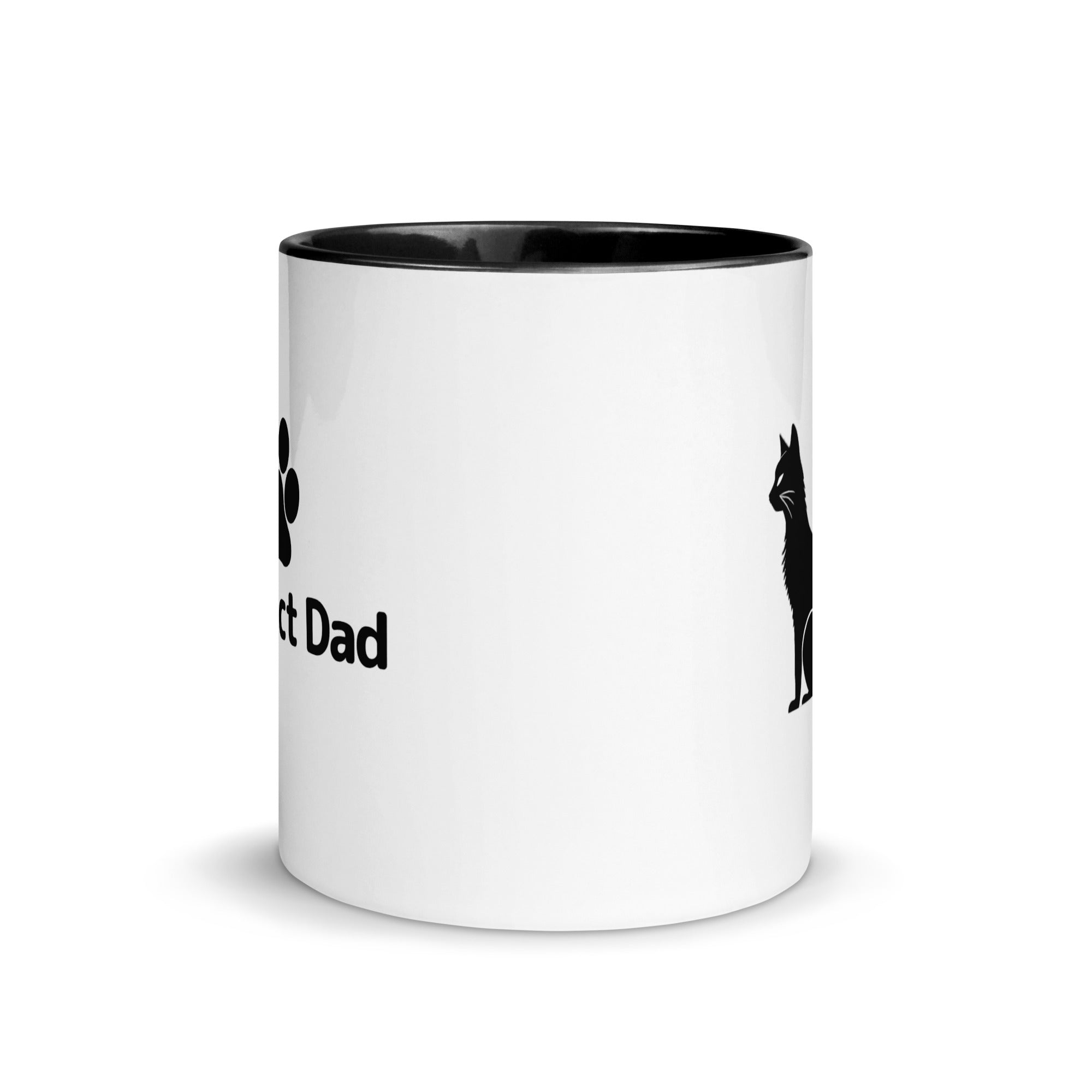 Purrfect Dad Paw Mug with Color Inside