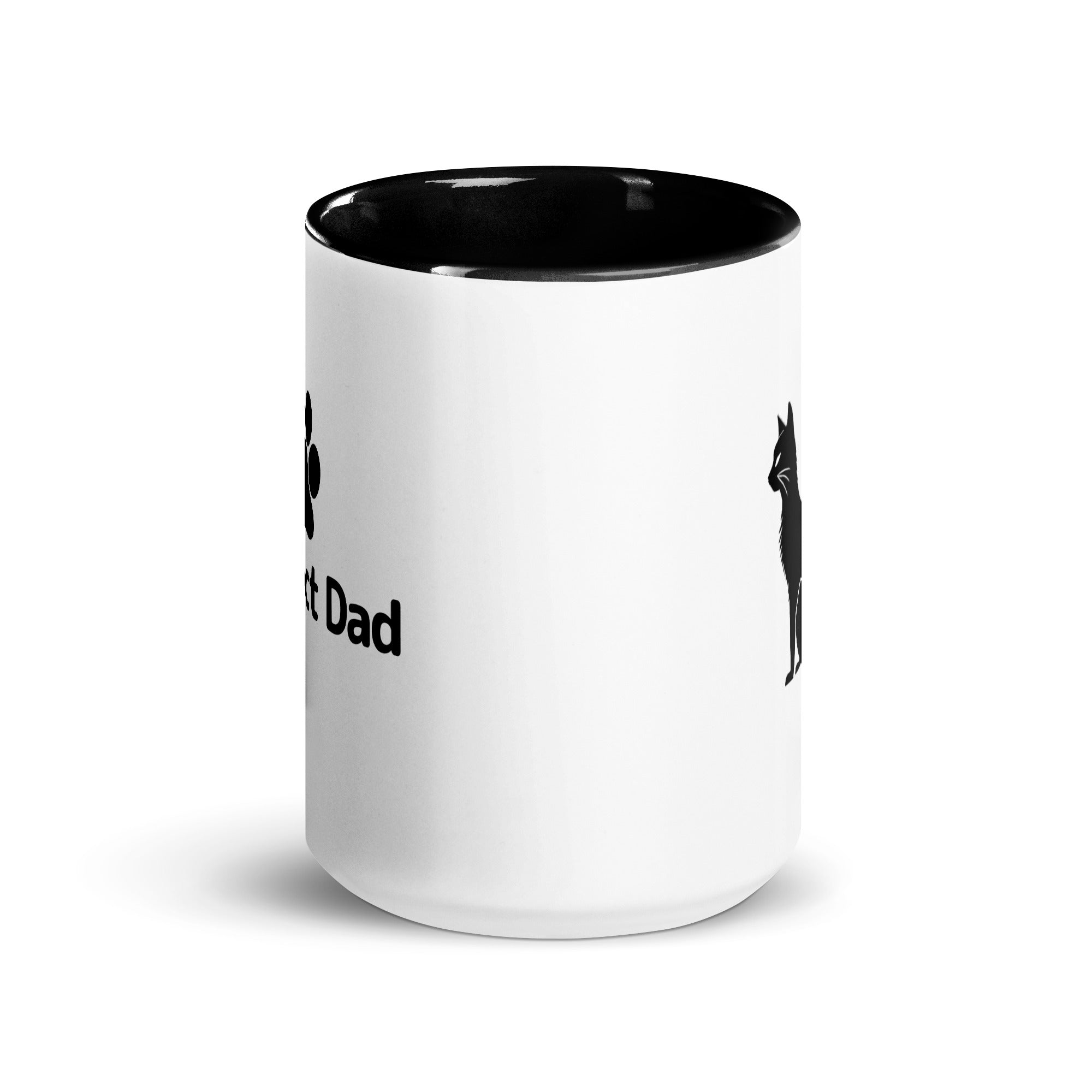 Purrfect Dad Paw Mug with Color Inside