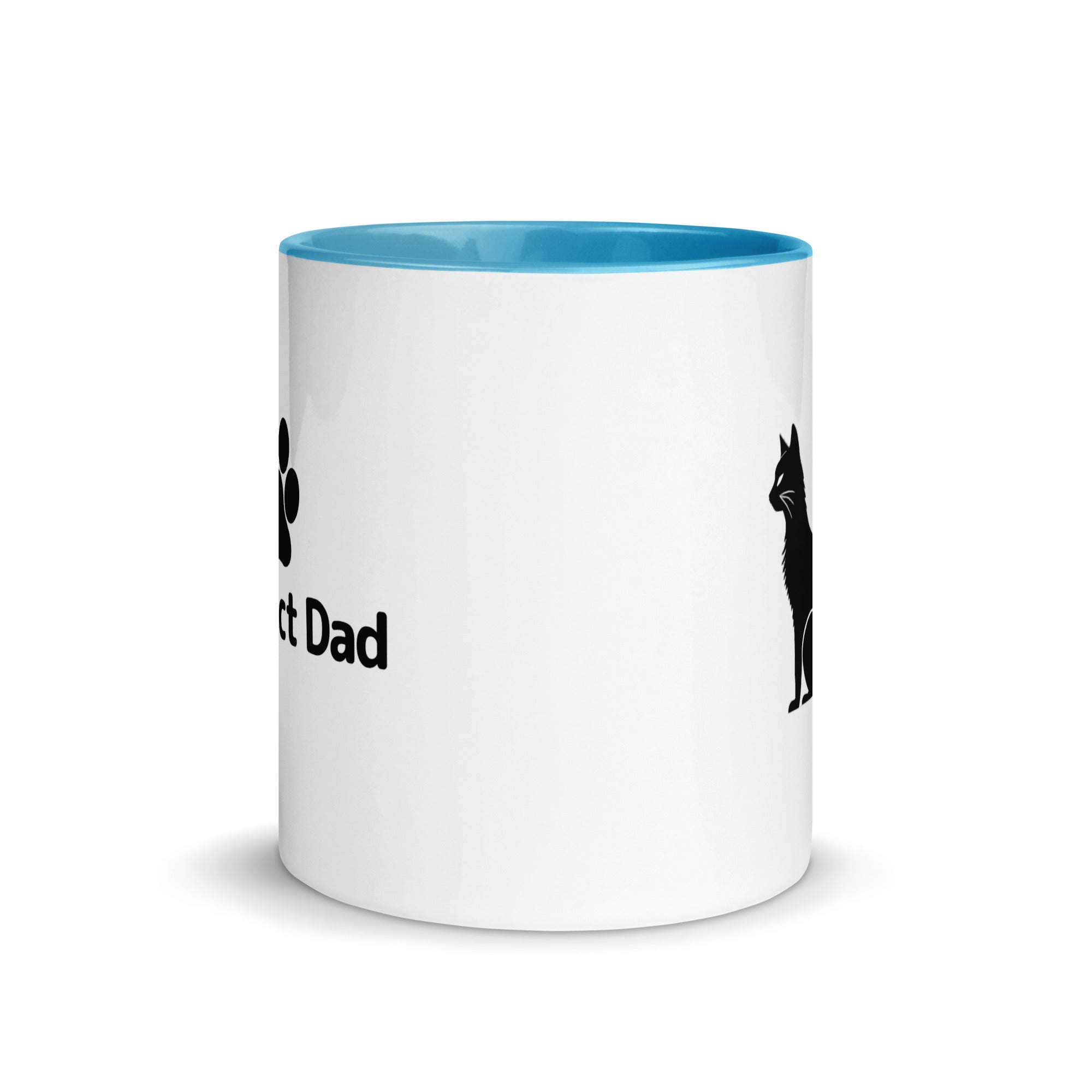 Purrfect Dad Paw Mug with Color Inside