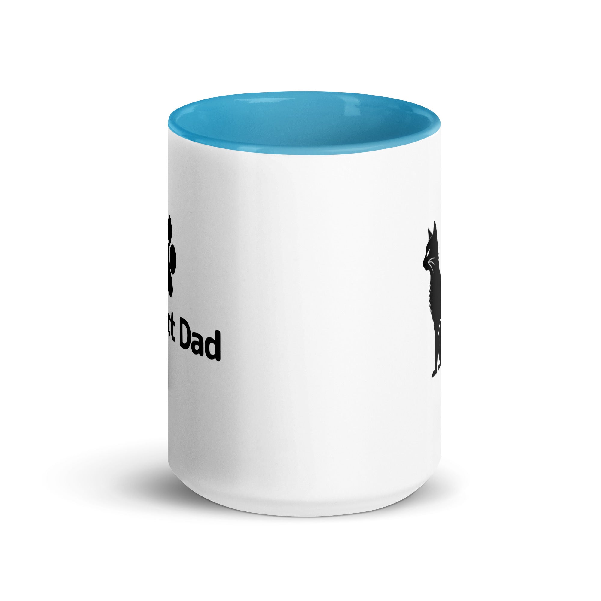 Purrfect Dad Paw Mug with Color Inside